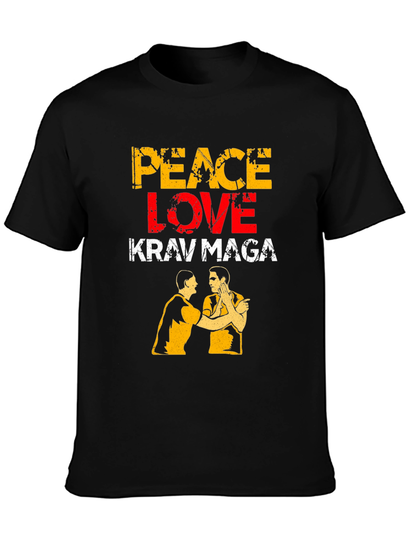 Camiseta Krav Maga: Paz Amor y Defensa Personal