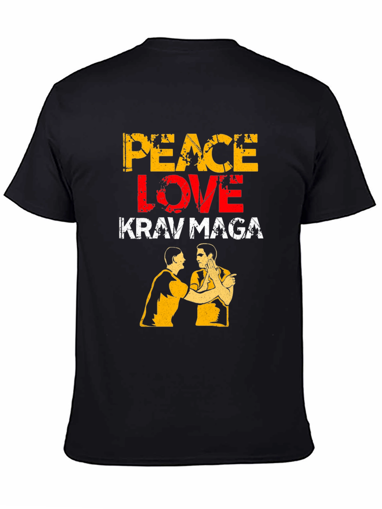Camiseta Krav Maga: Paz Amor y Defensa Personal
