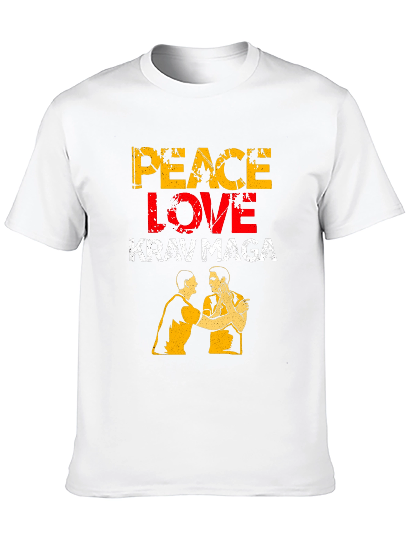 Camiseta Krav Maga: Paz Amor y Defensa Personal