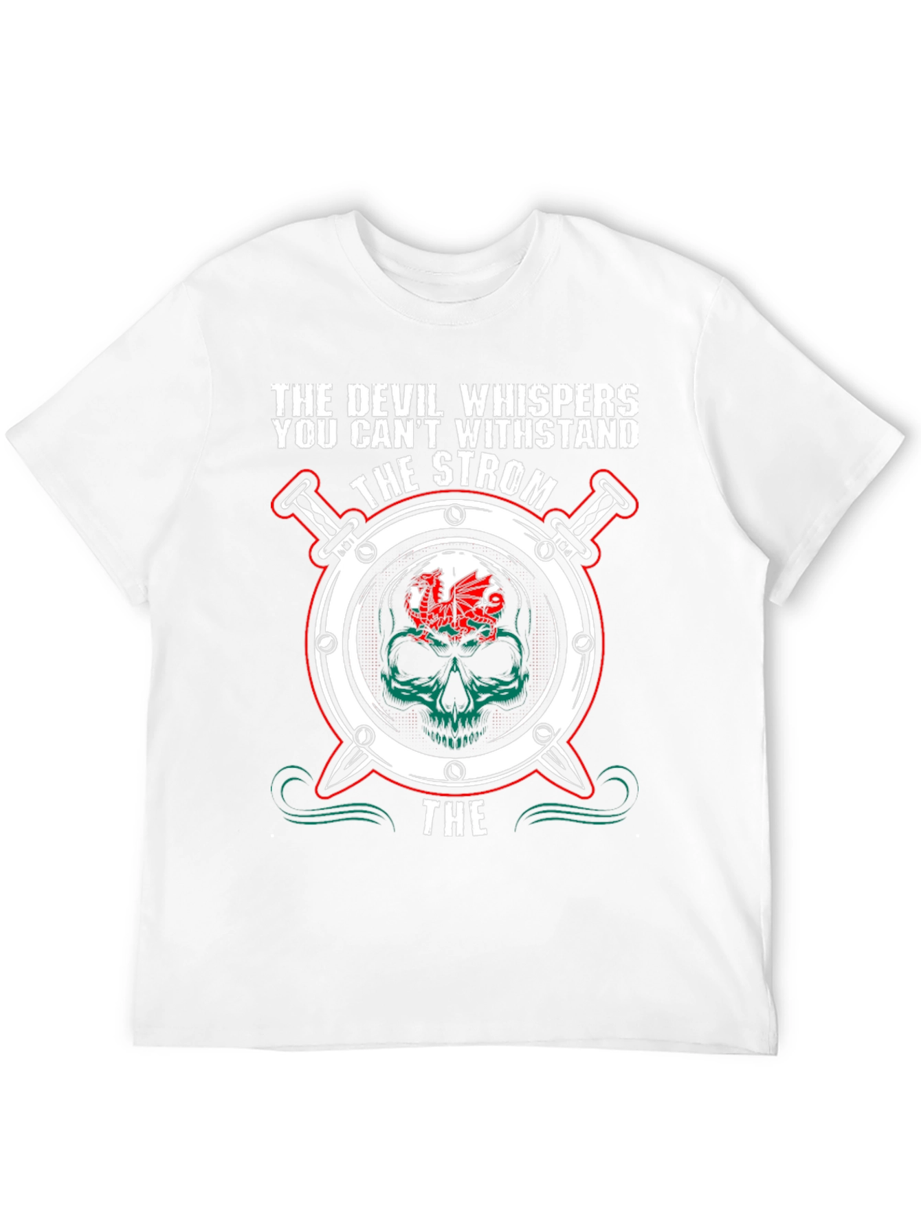 Camiseta Negra: El Diablo Whispers - Diseño Único