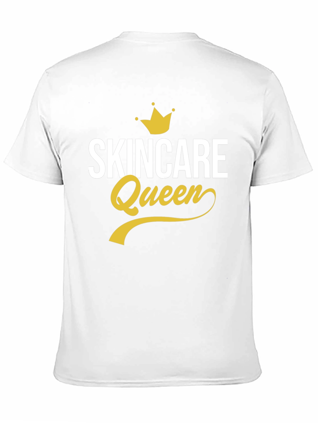 Camiseta Negra Skincare Queen - Moda y Belleza