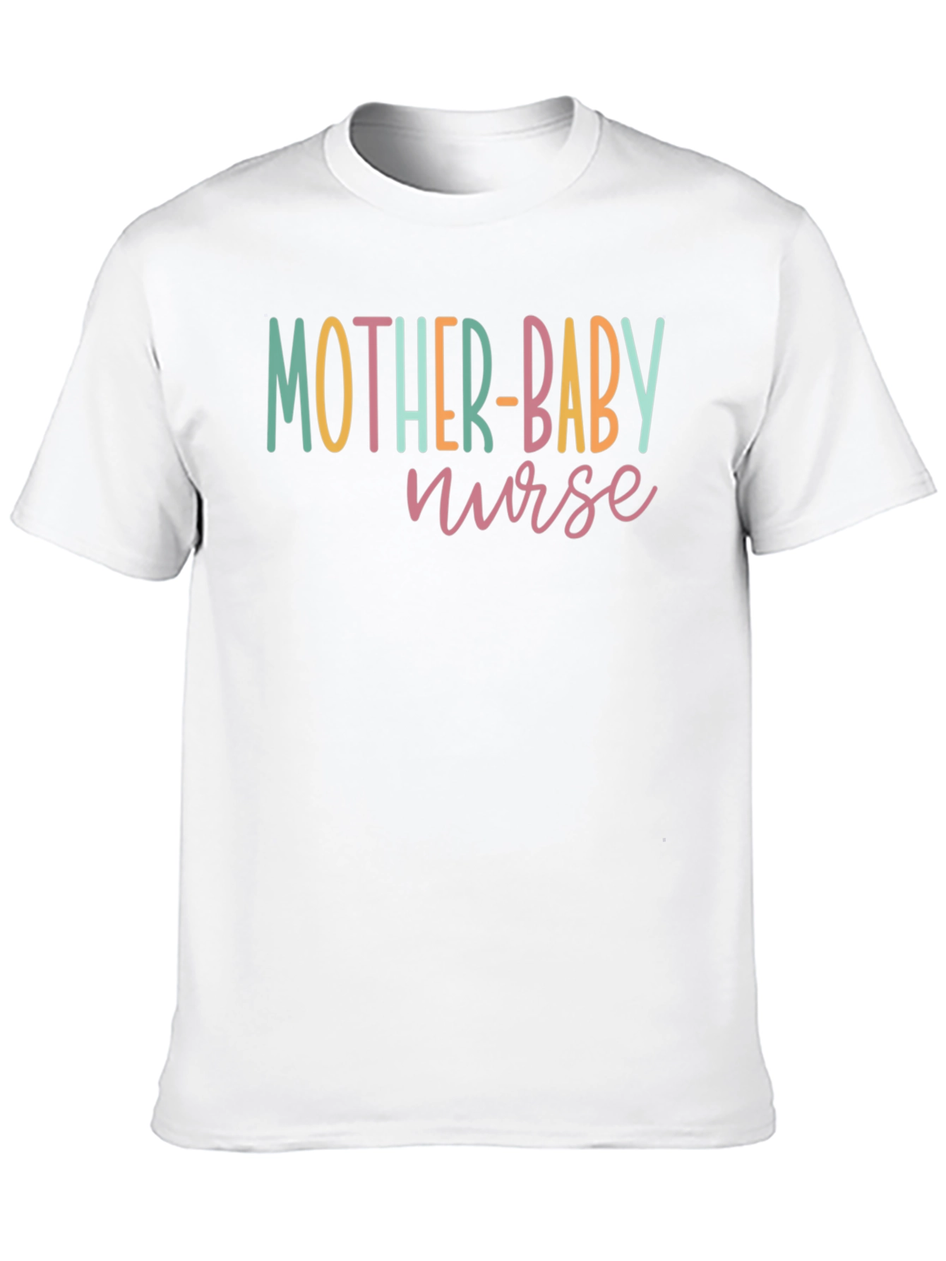 Camiseta Negra Madre-Bebé Enfermera