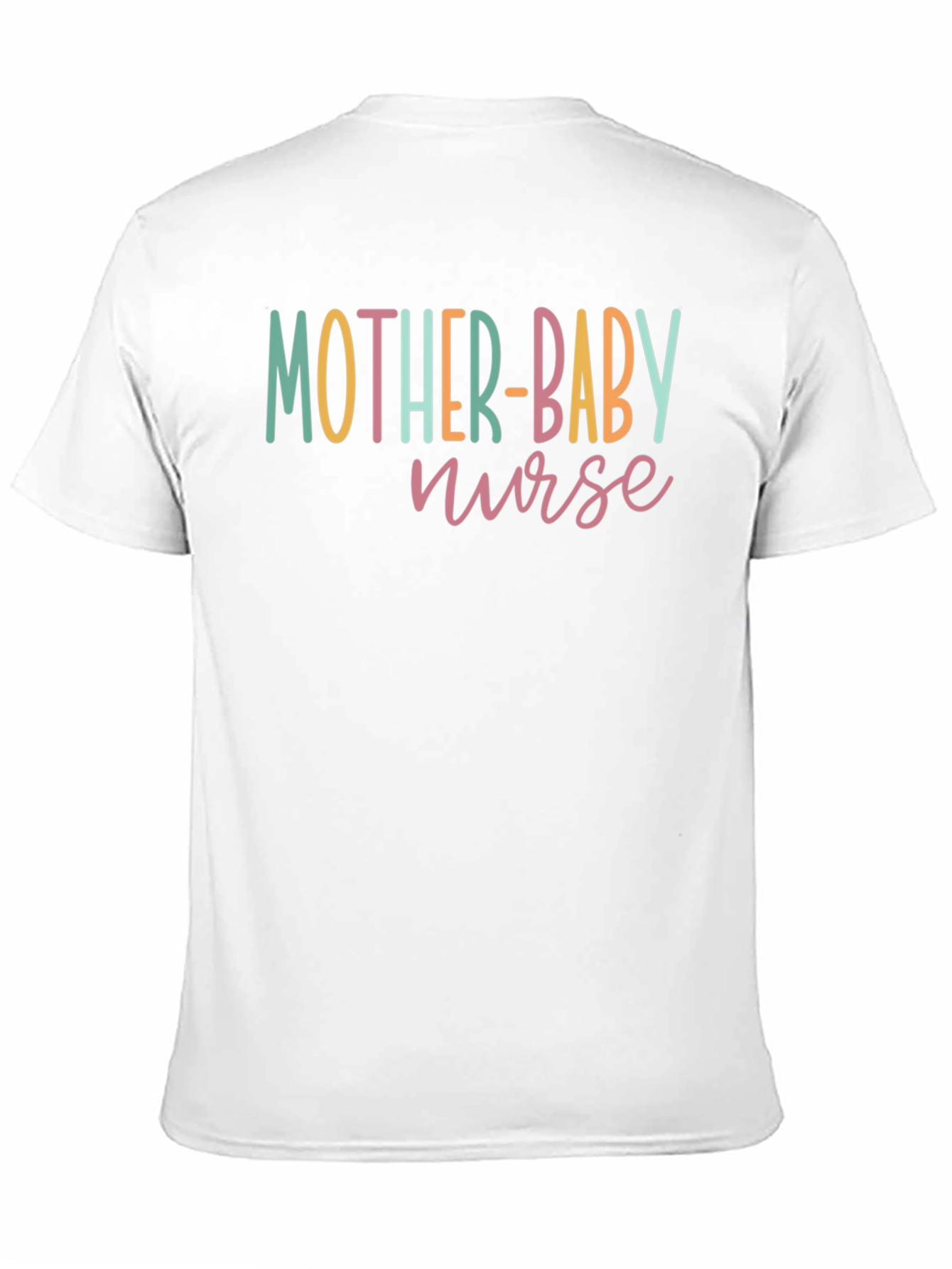 Camiseta Negra Madre-Bebé Enfermera