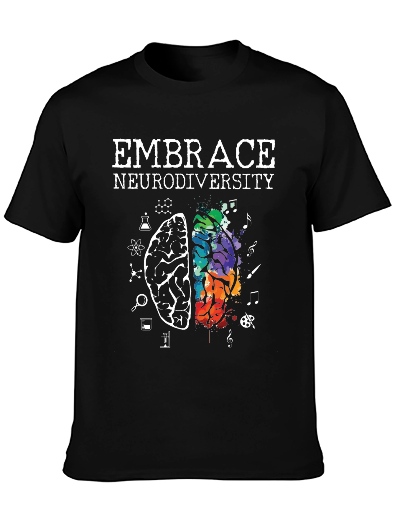 Camiseta Negra Neurodiversidad