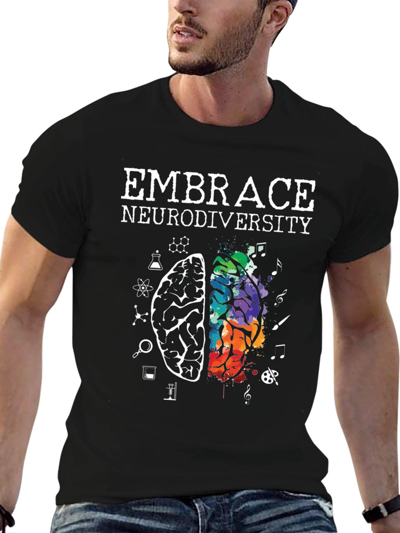 Camiseta Negra Neurodiversidad