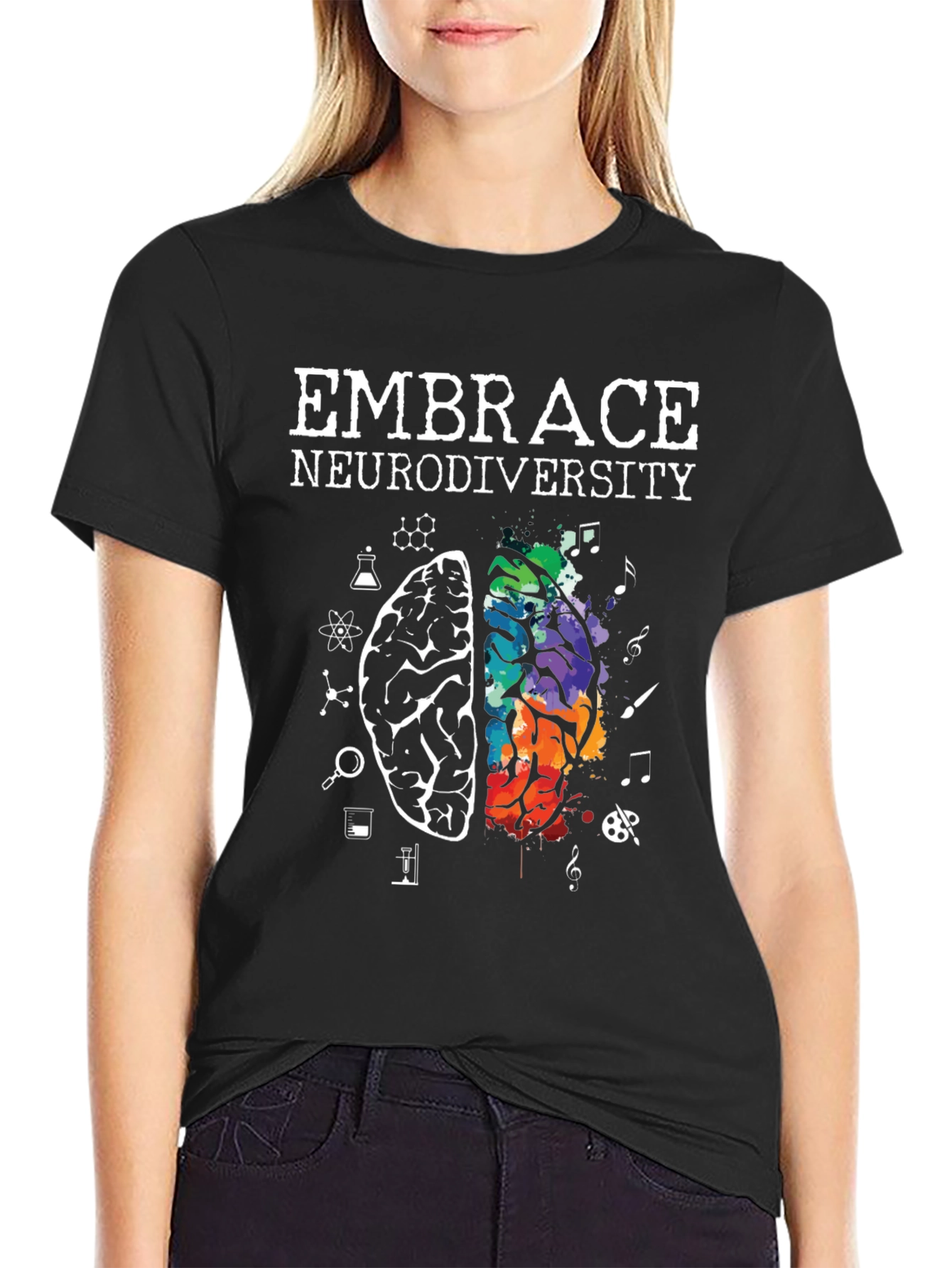 Camiseta Negra Neurodiversidad