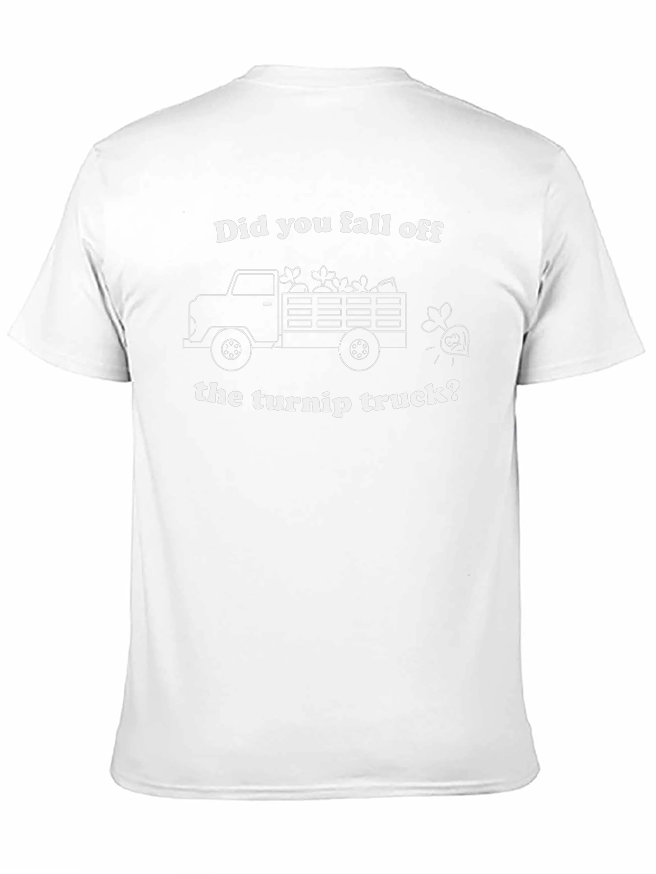 Camiseta Negra: ¿Te Caíste del Camión de Nabos?