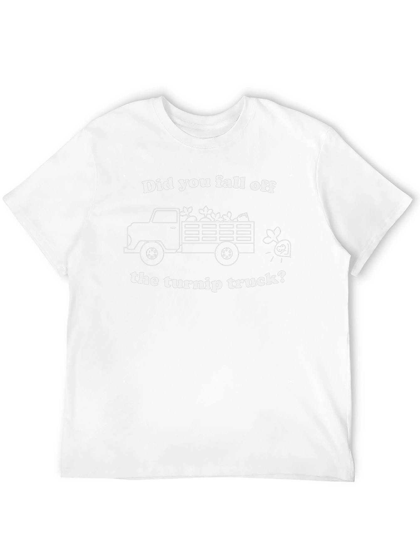 Camiseta Negra: ¿Te Caíste del Camión de Nabos?
