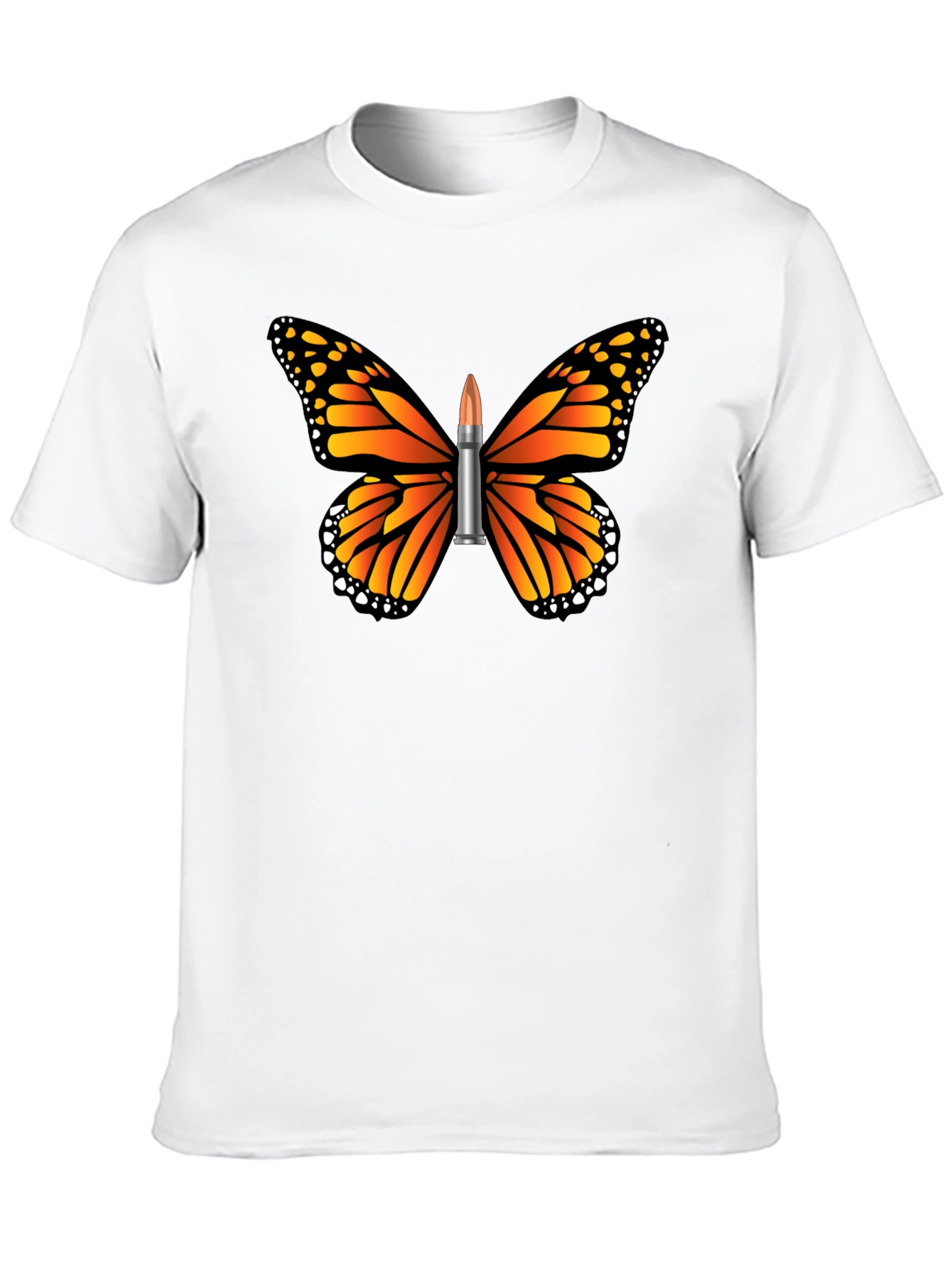 Camiseta Hombre Mariposa Bala - Estilo Único