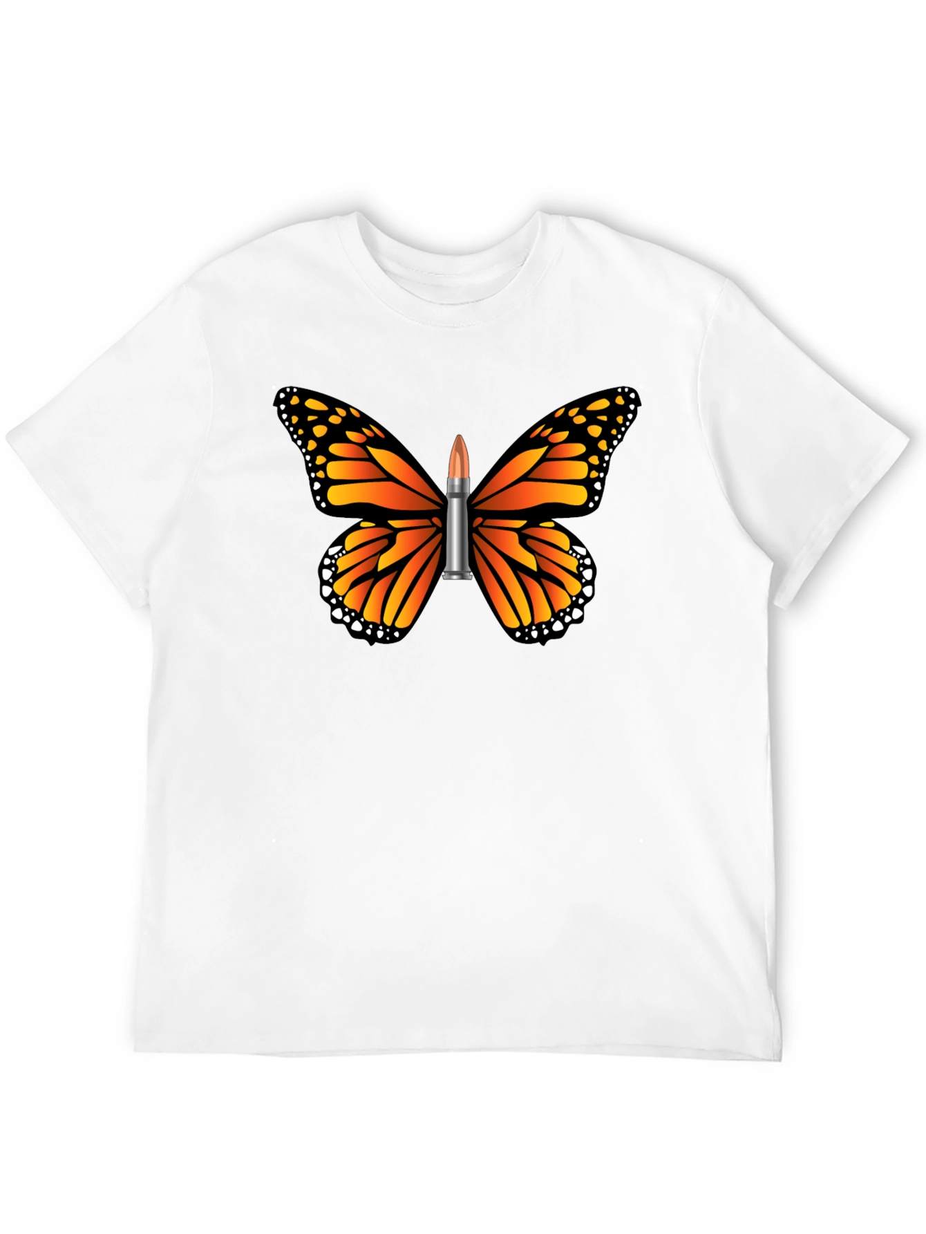 Camiseta Hombre Mariposa Bala - Estilo Único