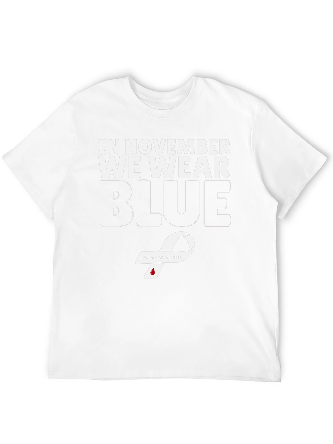 Camiseta Concientización Diabetes - Noviembre Azul