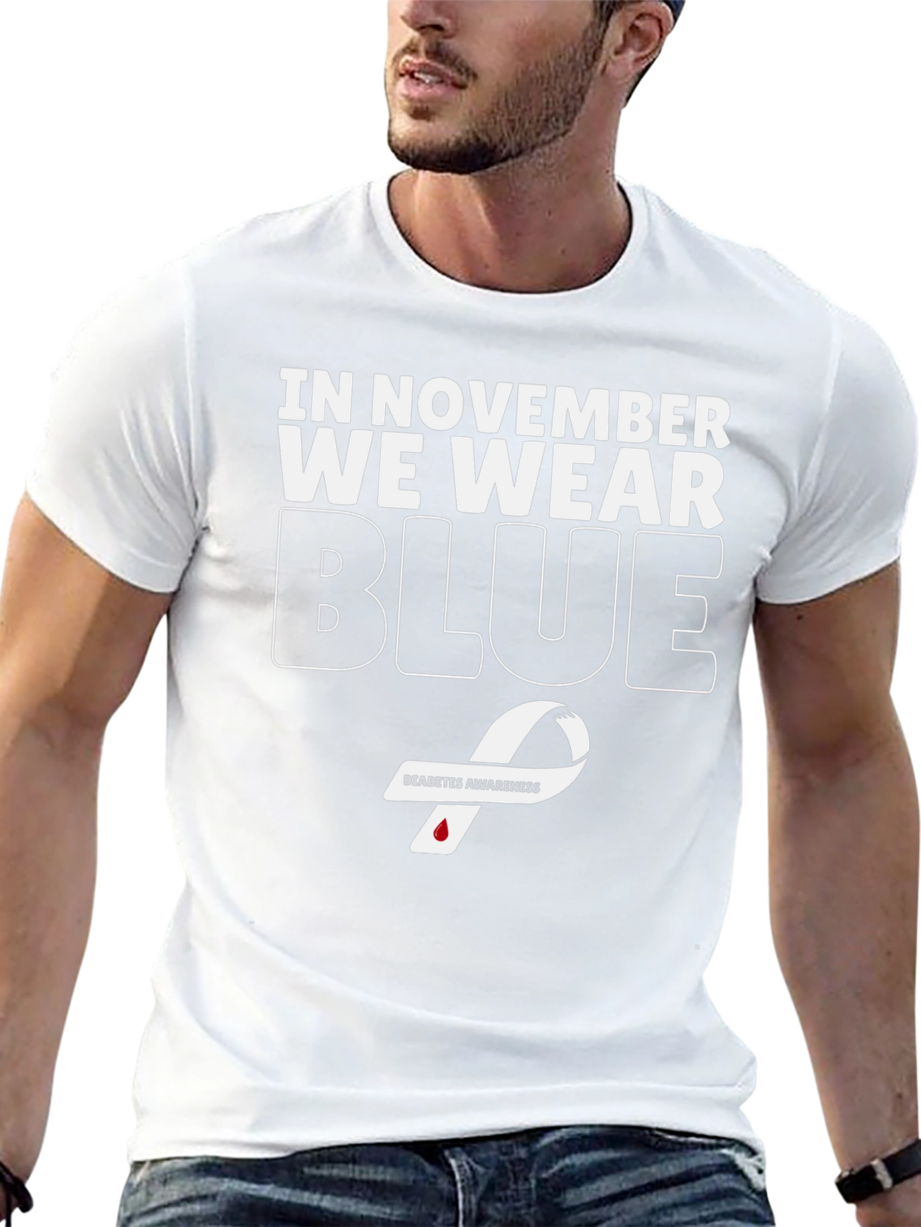 Camiseta Concientización Diabetes - Noviembre Azul
