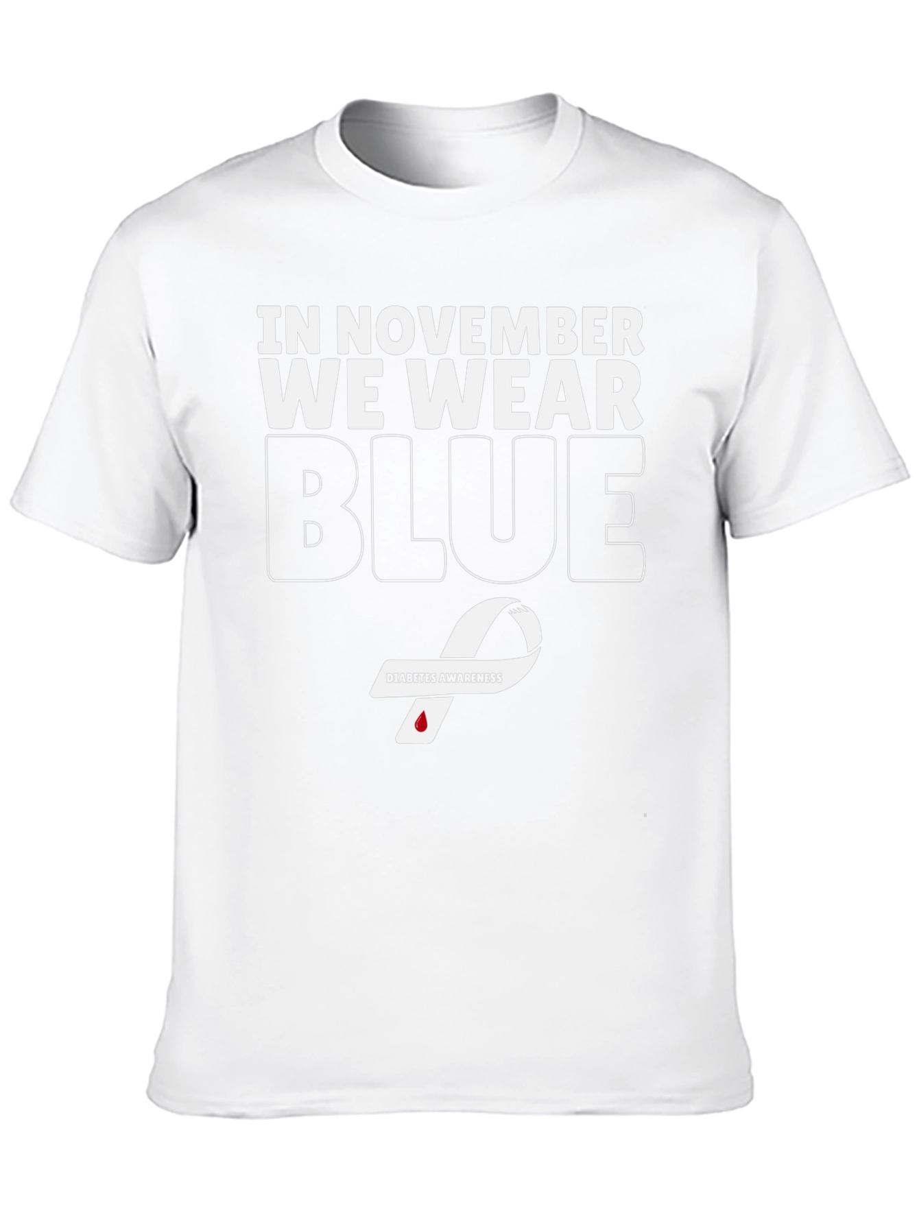 Camiseta Concientización Diabetes - Noviembre Azul