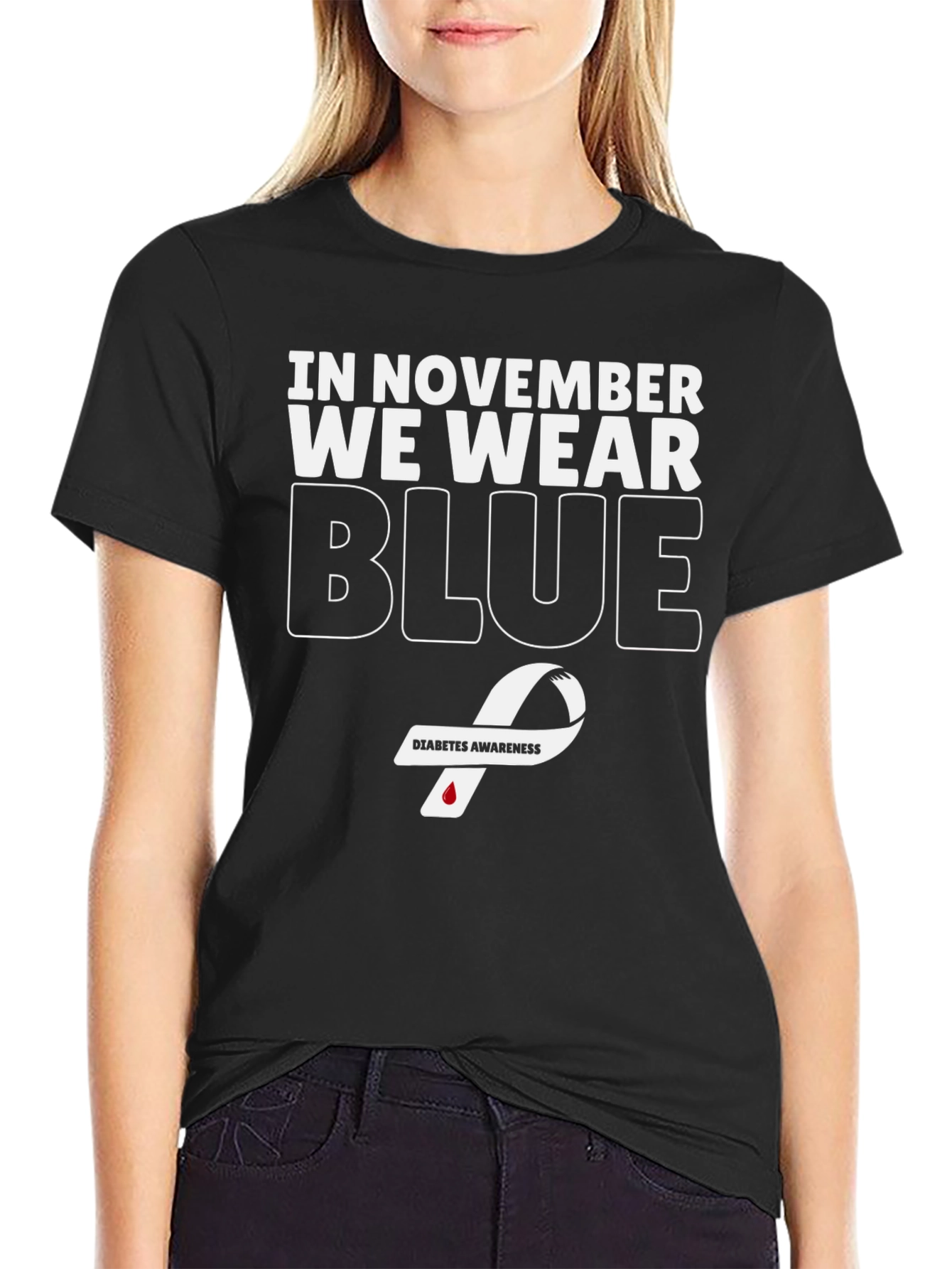 Camiseta Concientización Diabetes - Noviembre Azul