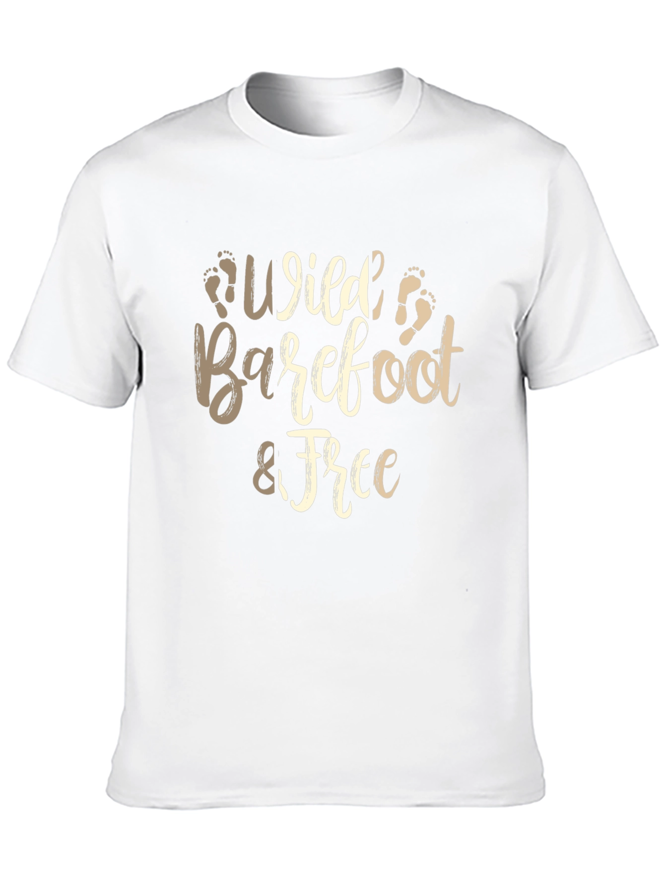 Camiseta Negra Wild Barefoot & Free