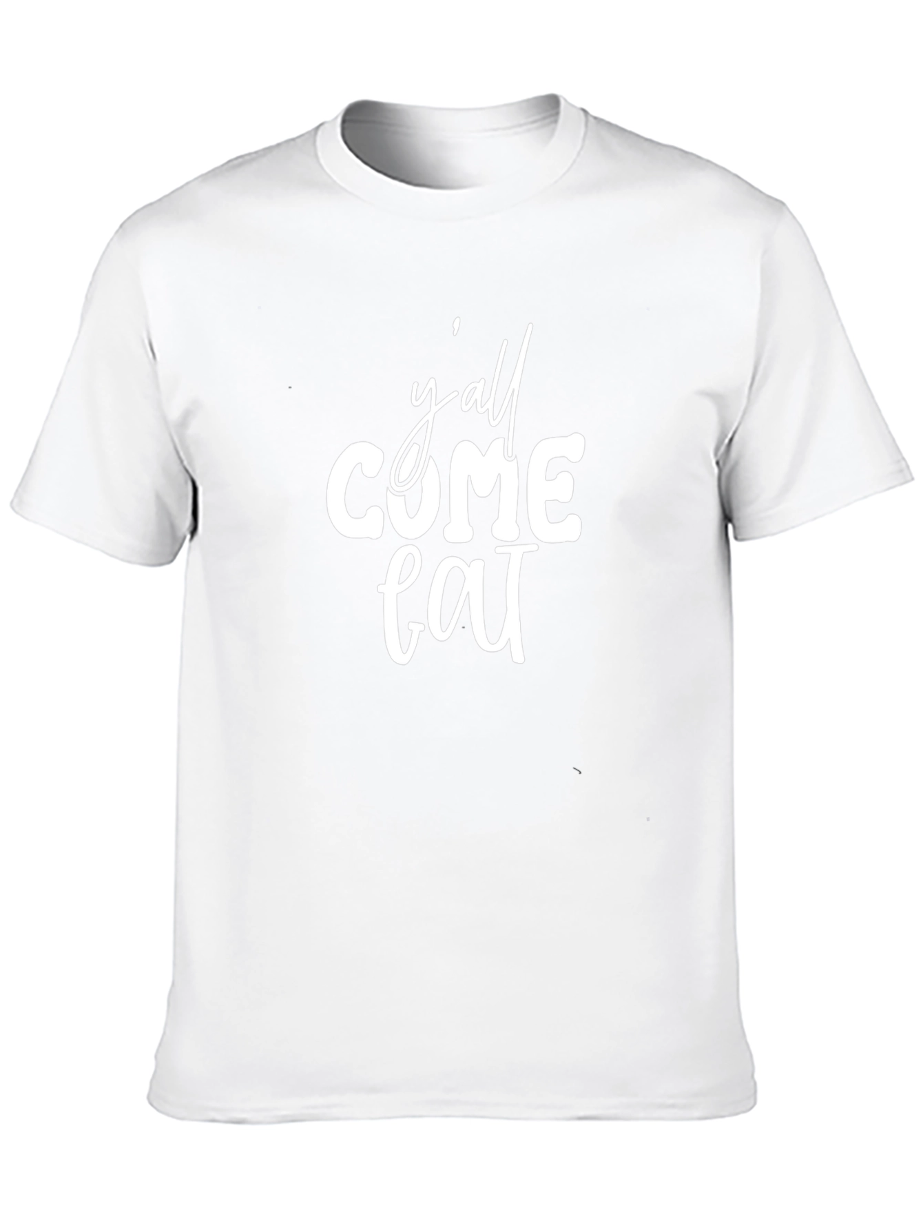 Camiseta Negra Yall Come Eat