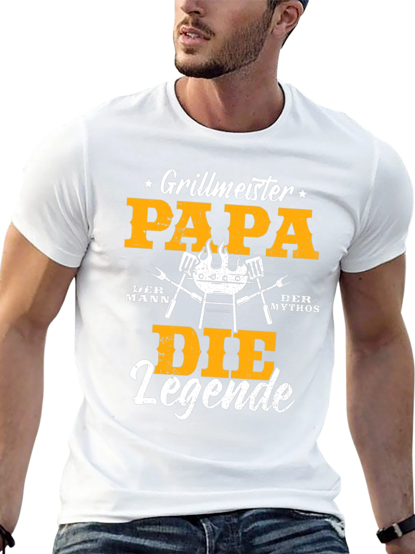 Camiseta Grillmeister Papa Die Legende