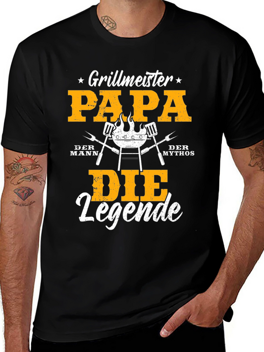 Camiseta Grillmeister Papa Die Legende