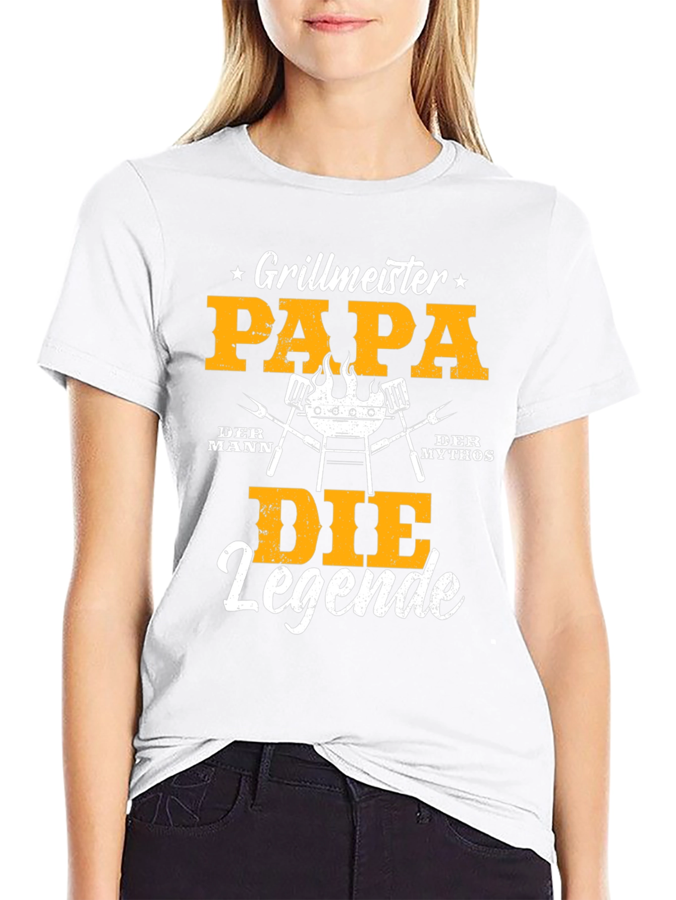 Camiseta Grillmeister Papa Die Legende