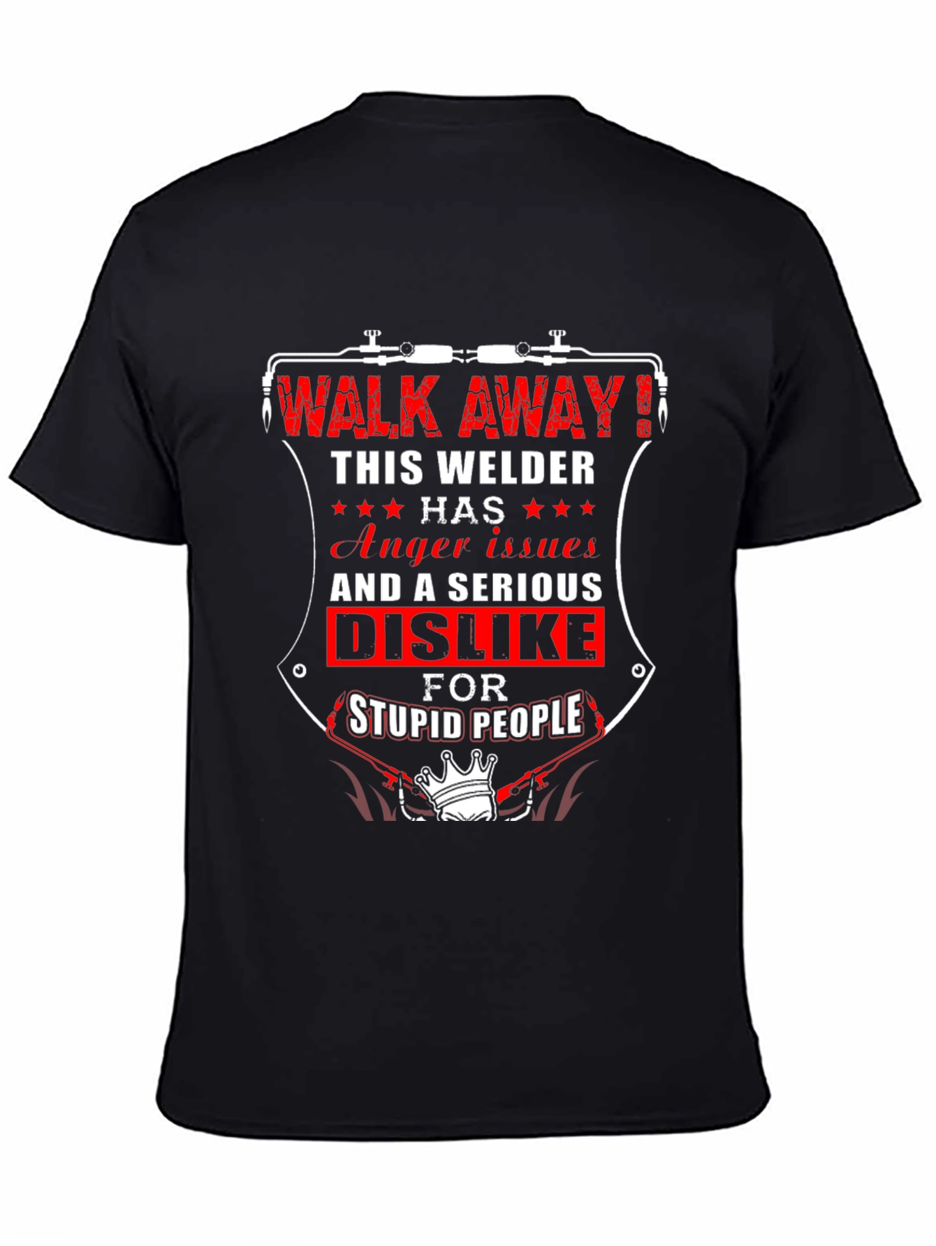 Camiseta Negra: Welder Anger Issues