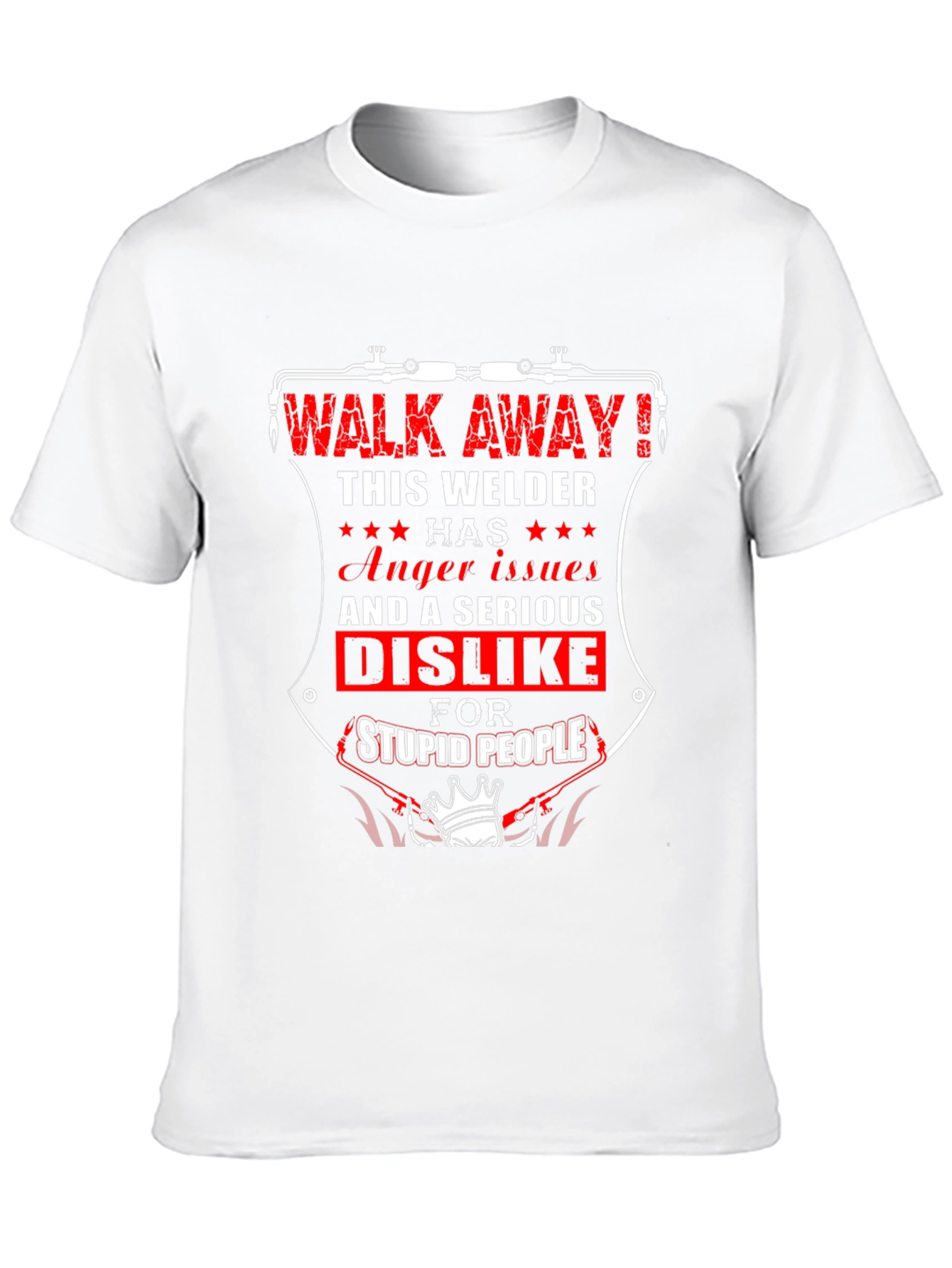 Camiseta Negra: Welder Anger Issues