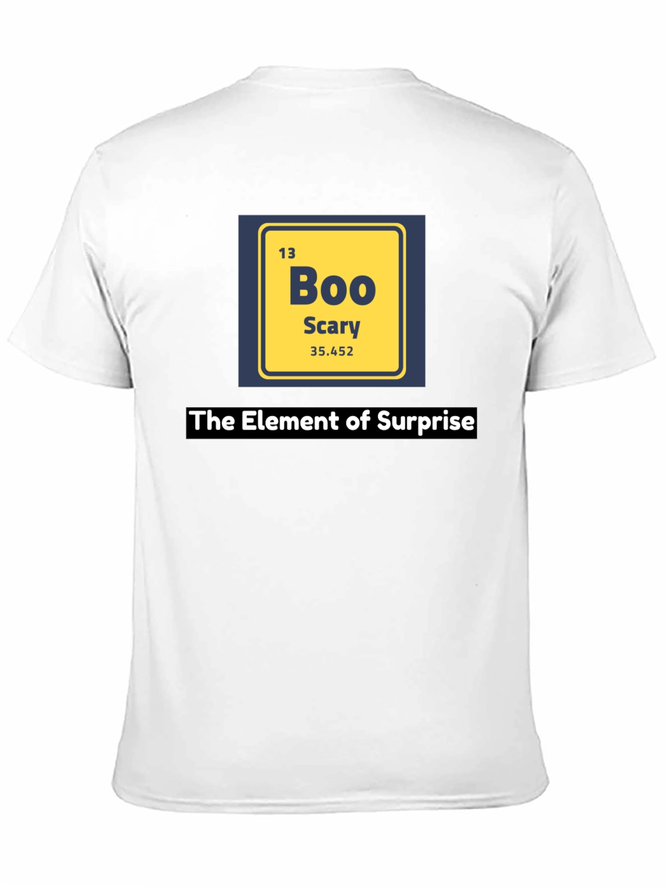 Camiseta Negra Elemento Sorpresa - Boo Scary Halloween