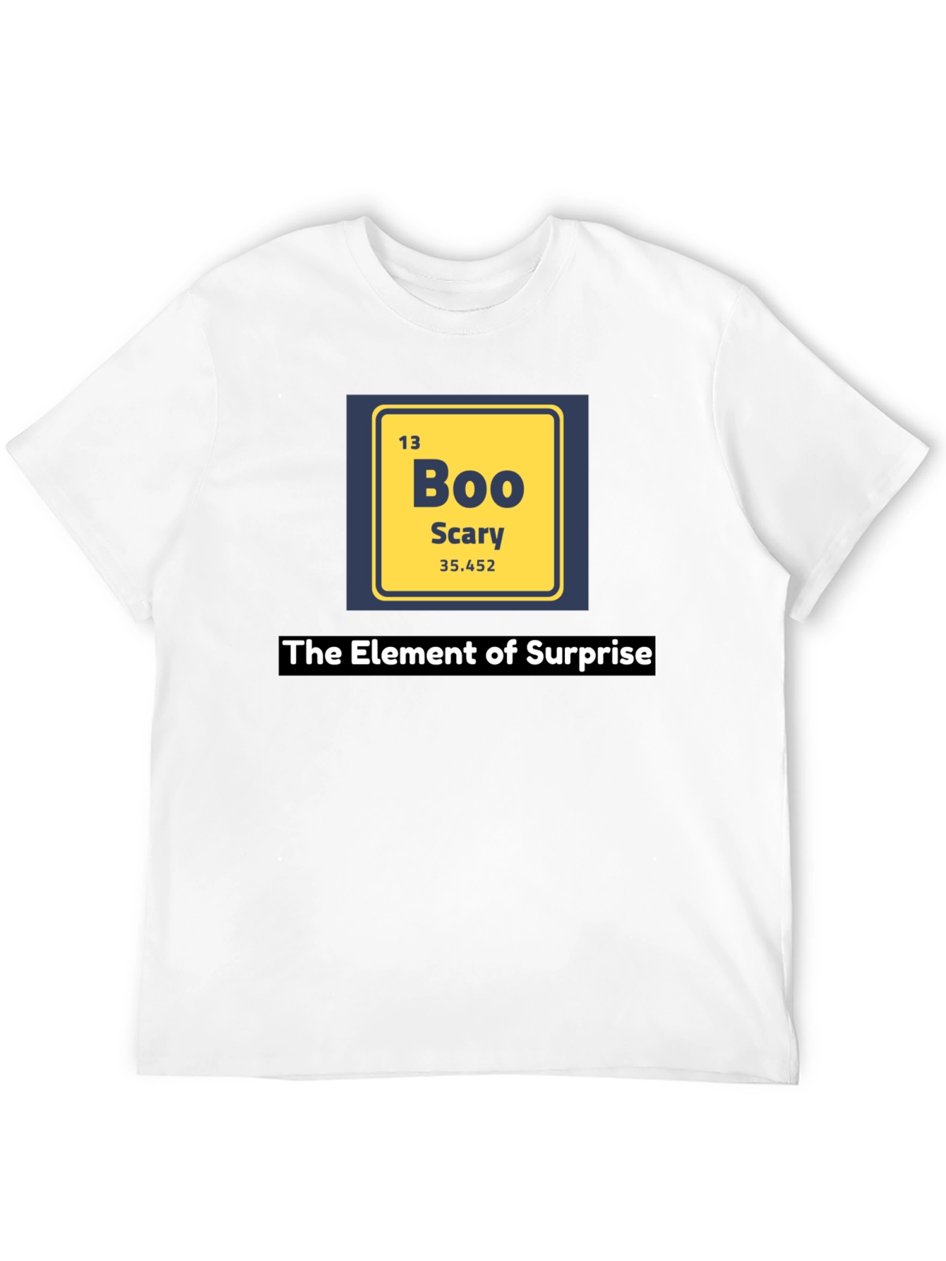 Camiseta Negra Elemento Sorpresa - Boo Scary Halloween