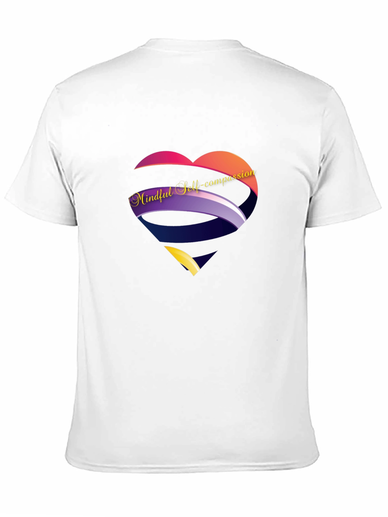 Camiseta Negra Corazón Mindful Self-compassion