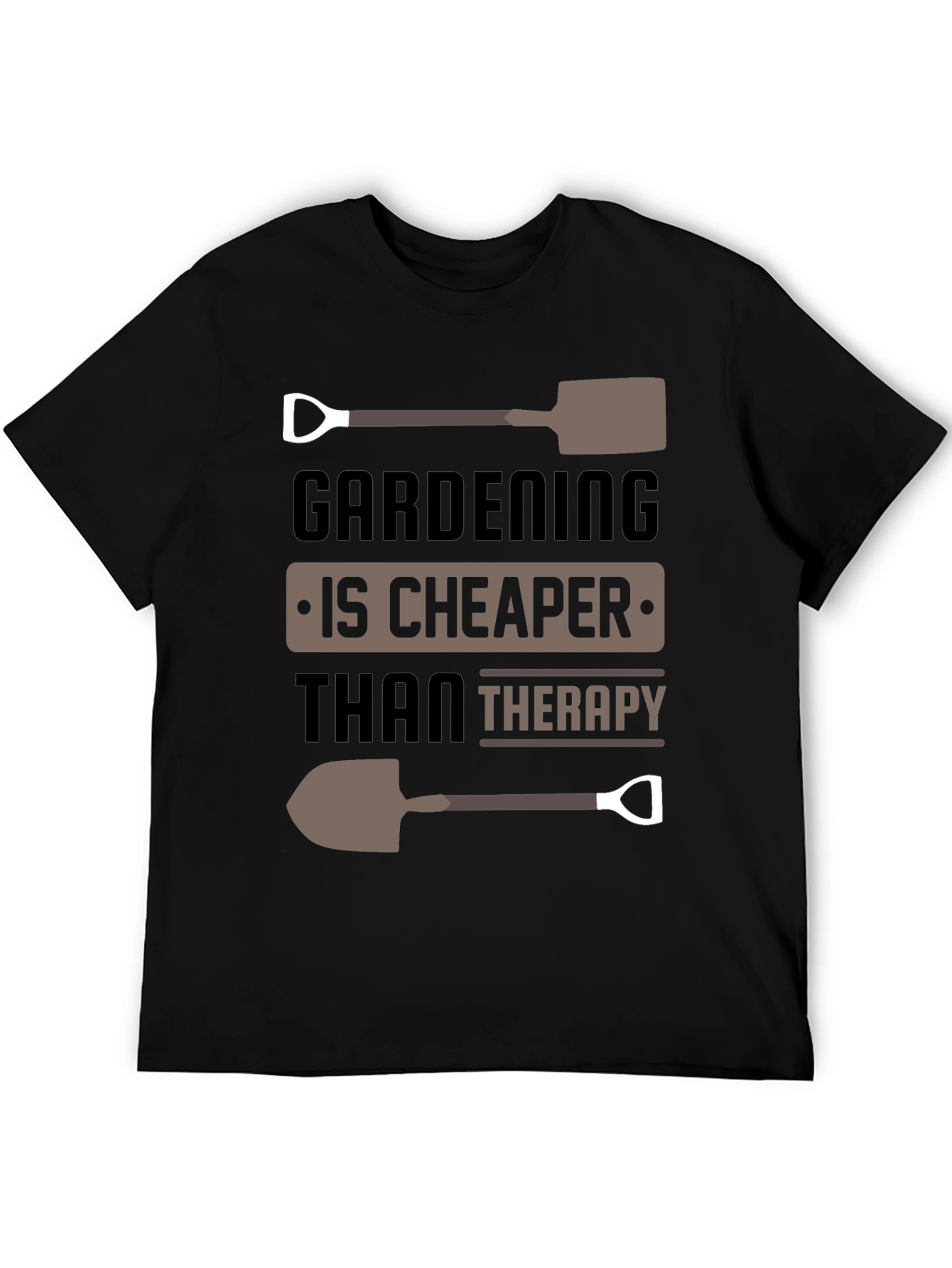 Camiseta Jardinería más Barata que Terapia Diseño Único
