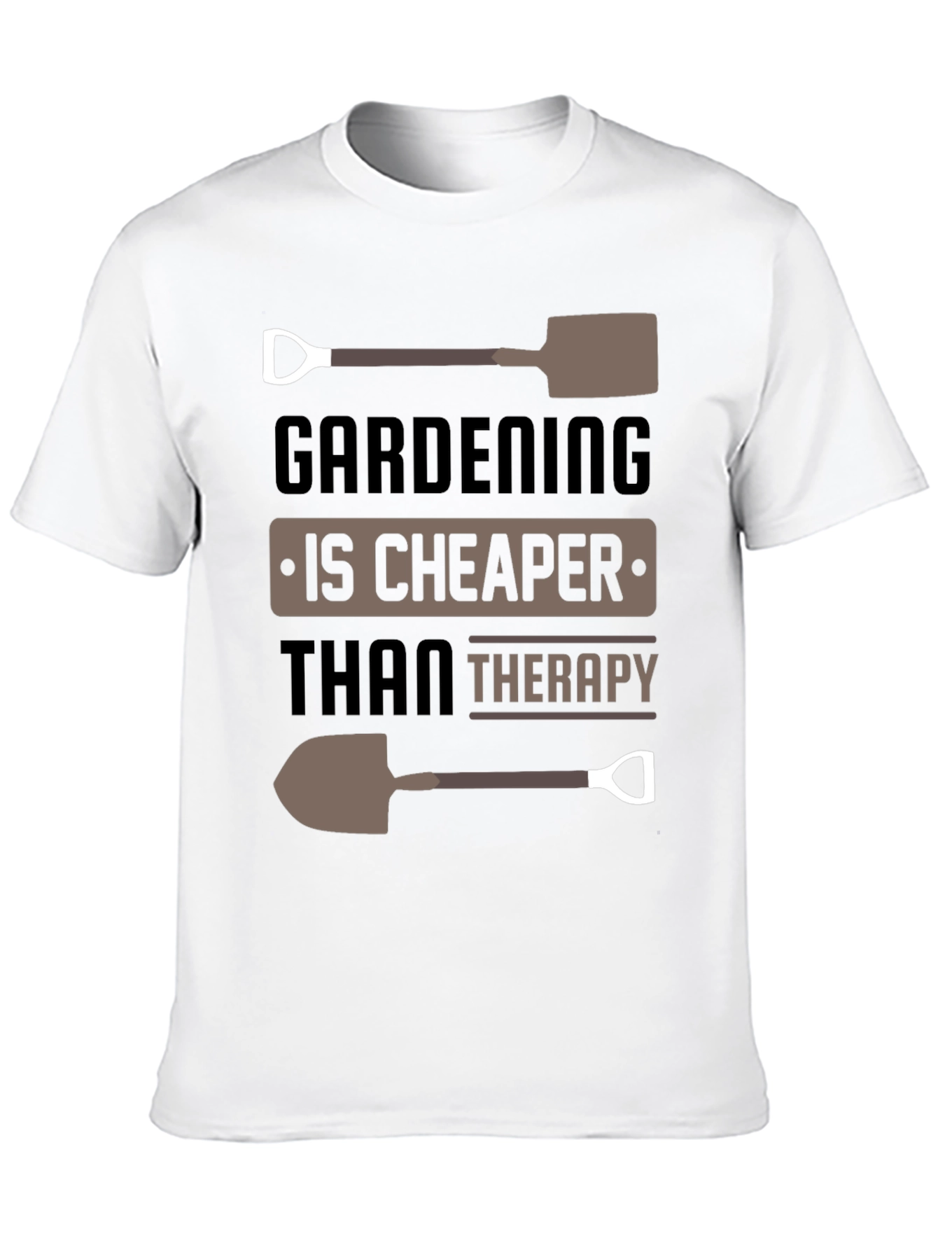 Camiseta Jardinería más Barata que Terapia Diseño Único