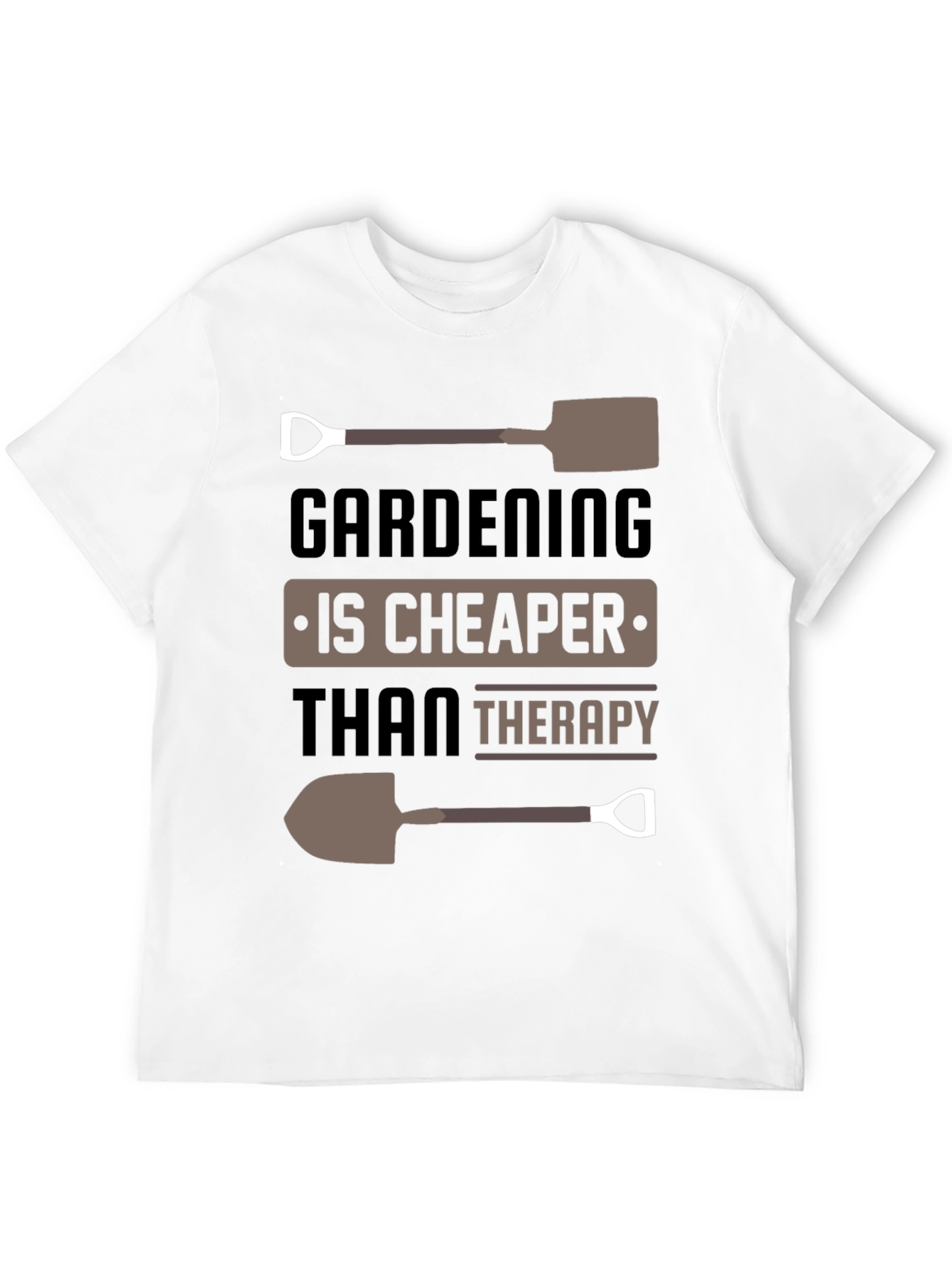 Camiseta Jardinería más Barata que Terapia Diseño Único