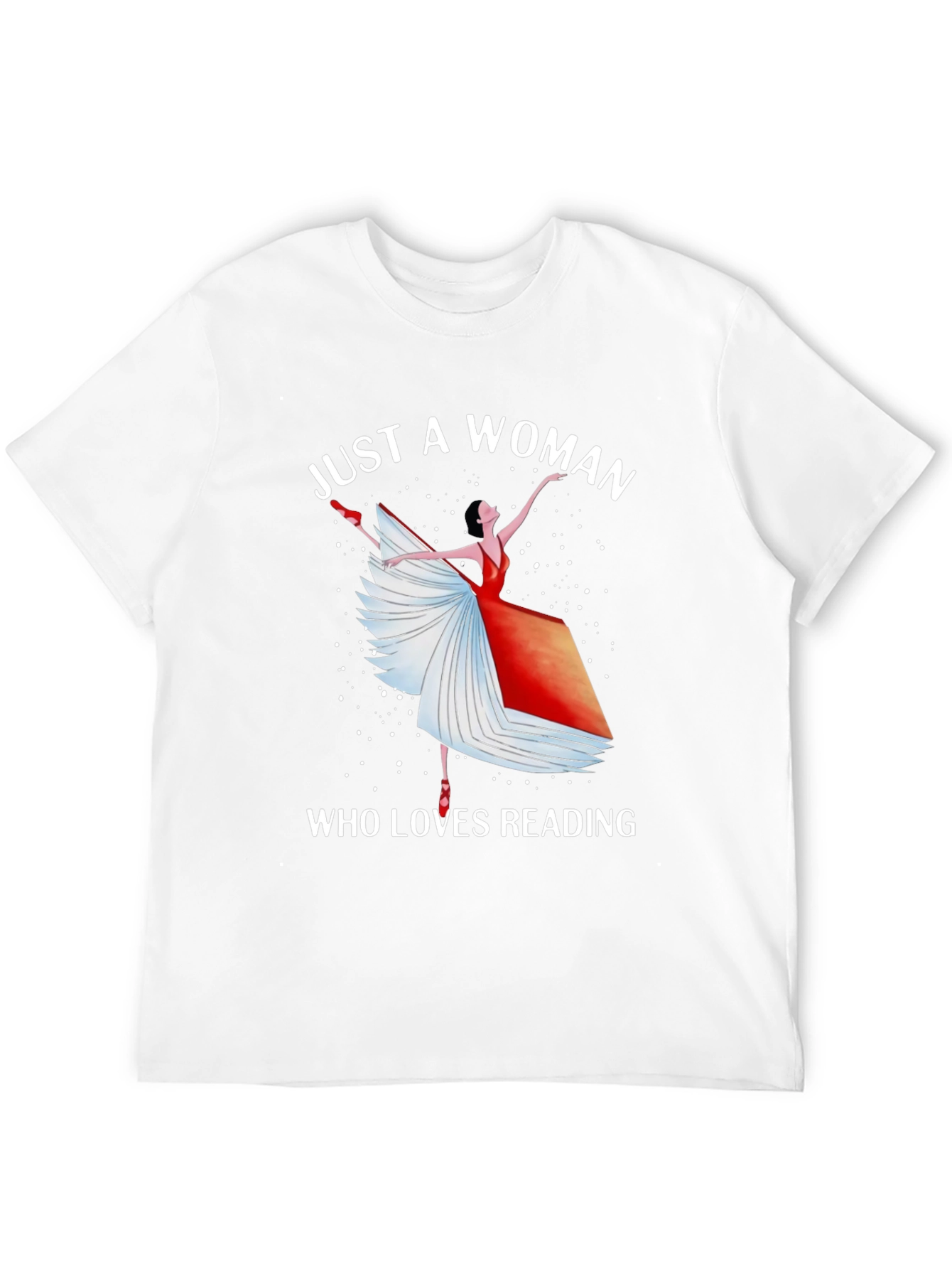 Camiseta Mujer Lectora Bailarina