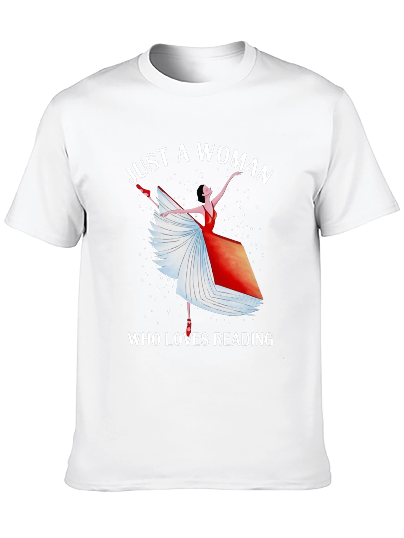 Camiseta Mujer Lectora Bailarina