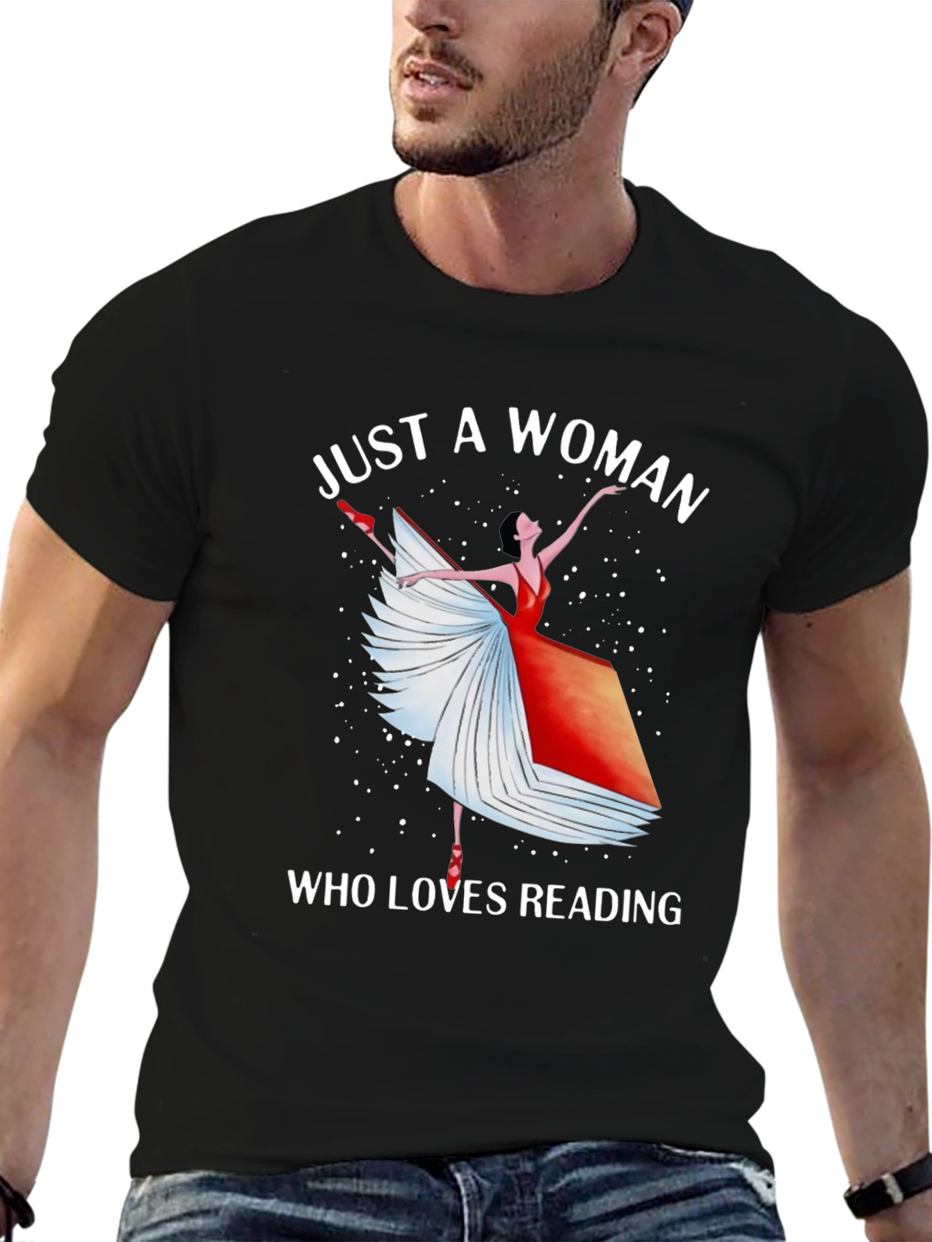 Camiseta Mujer Lectora Bailarina