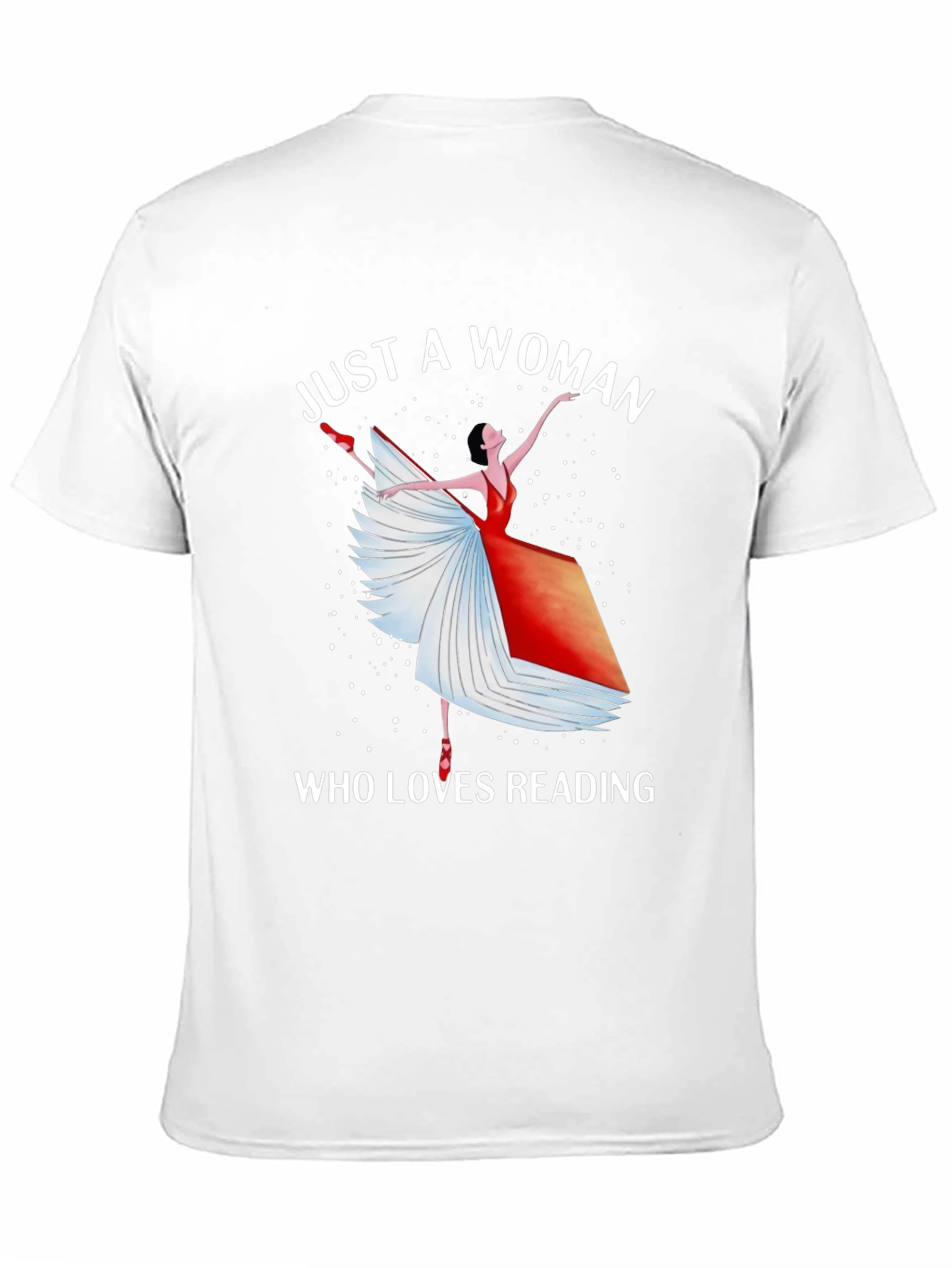 Camiseta Mujer Lectora Bailarina