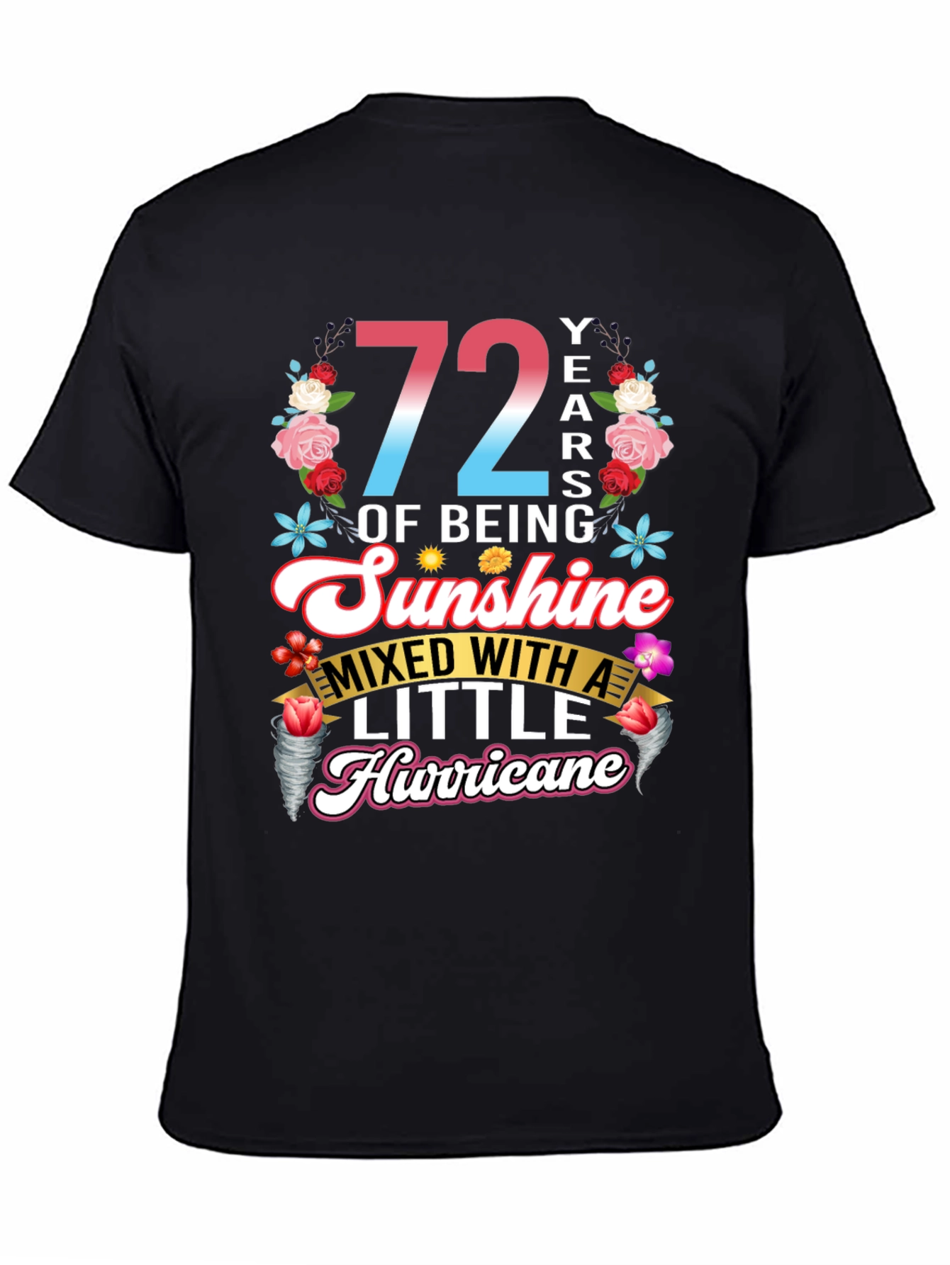 Camiseta 72 Años Sunshine Hurricane