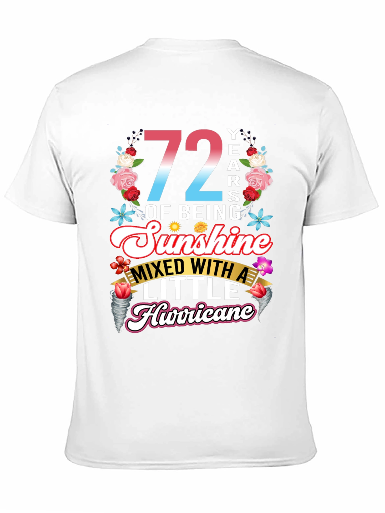 Camiseta 72 Años Sunshine Hurricane