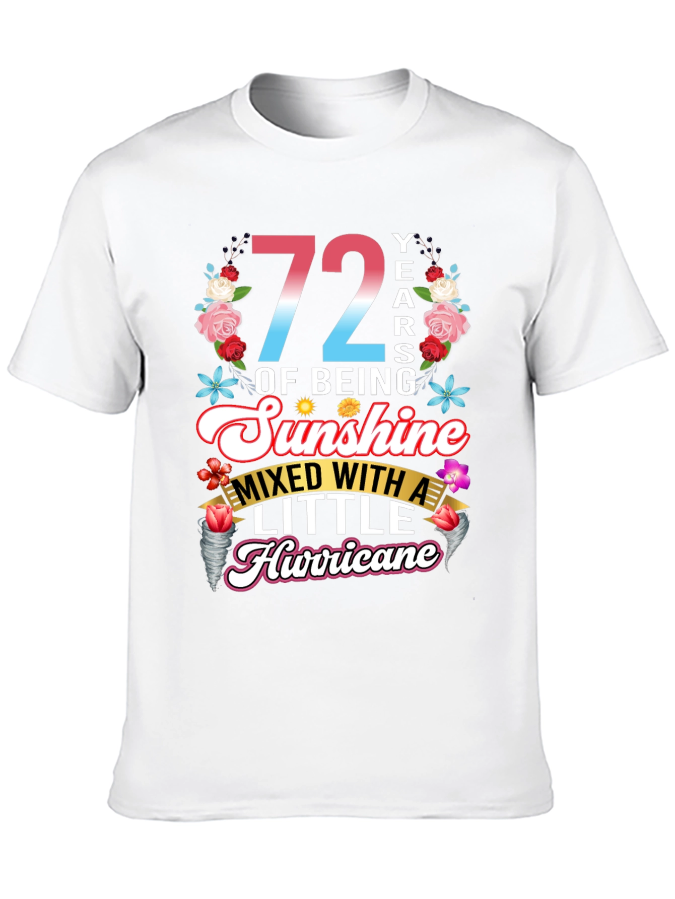 Camiseta 72 Años Sunshine Hurricane
