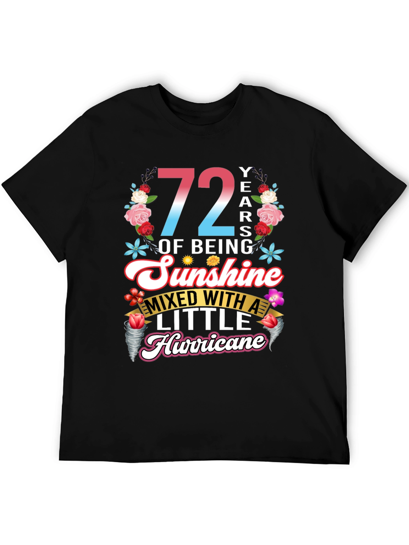 Camiseta 72 Años Sunshine Hurricane