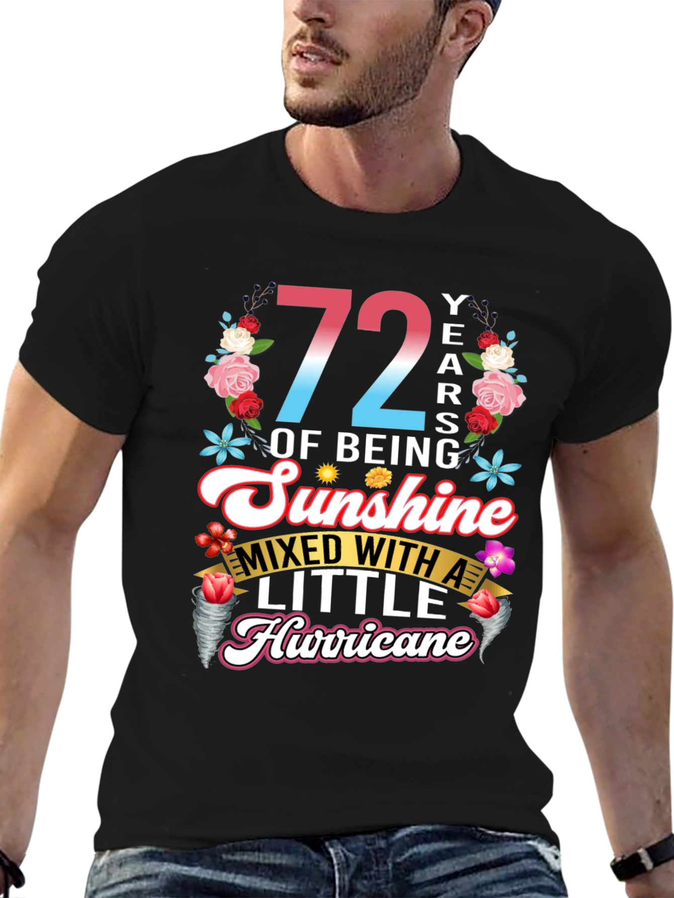 Camiseta 72 Años Sunshine Hurricane