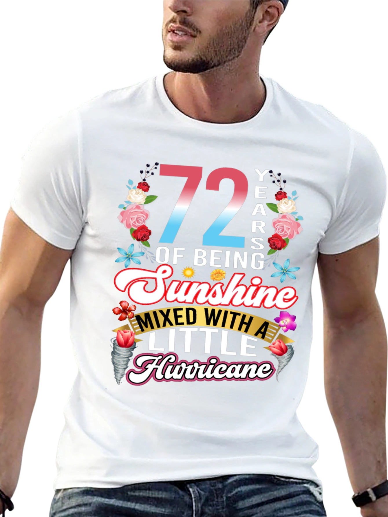Camiseta 72 Años Sunshine Hurricane