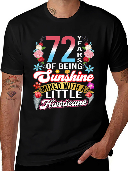 Camiseta 72 Años Sunshine Hurricane
