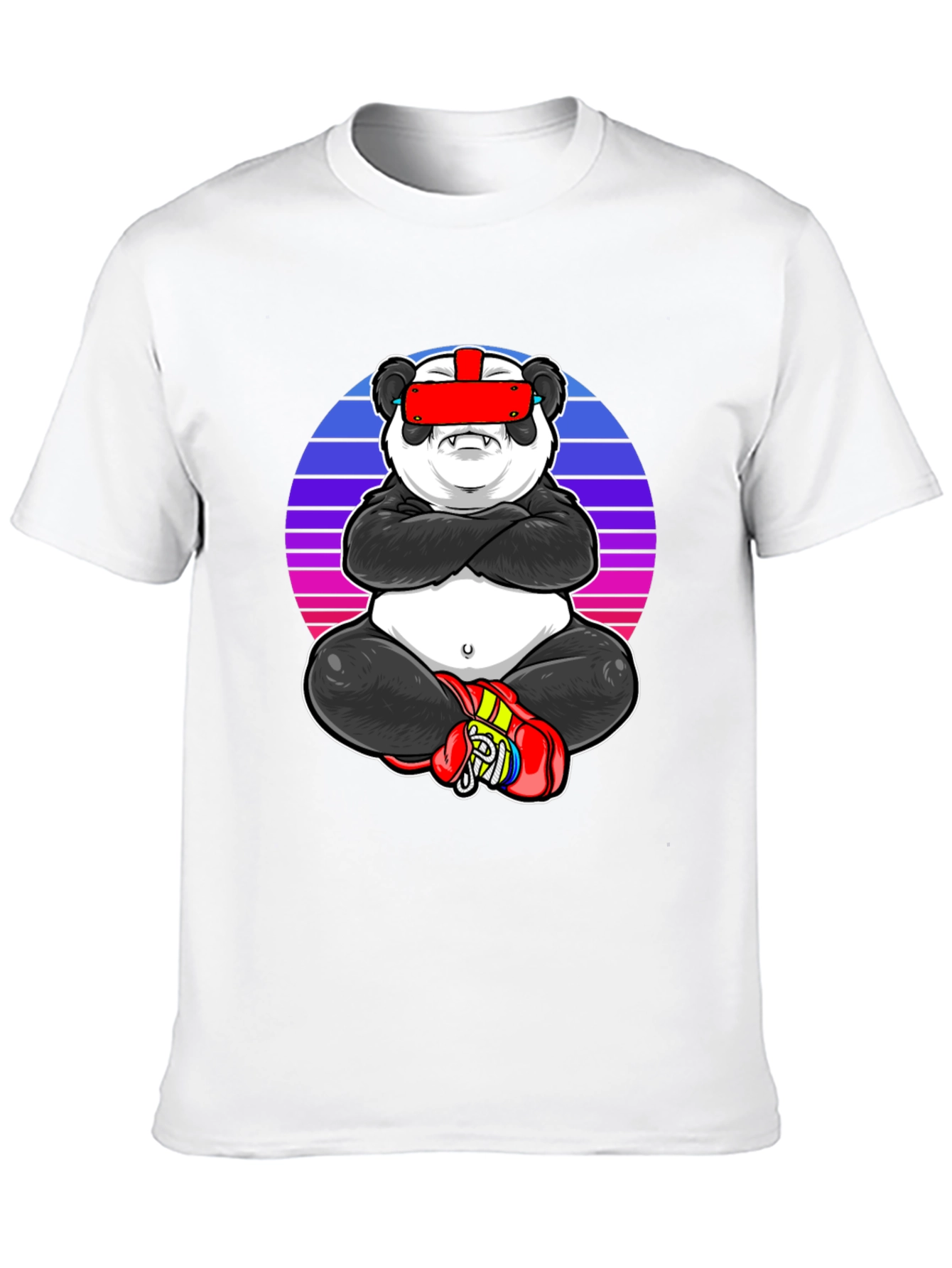 Camiseta Negra con Panda VR