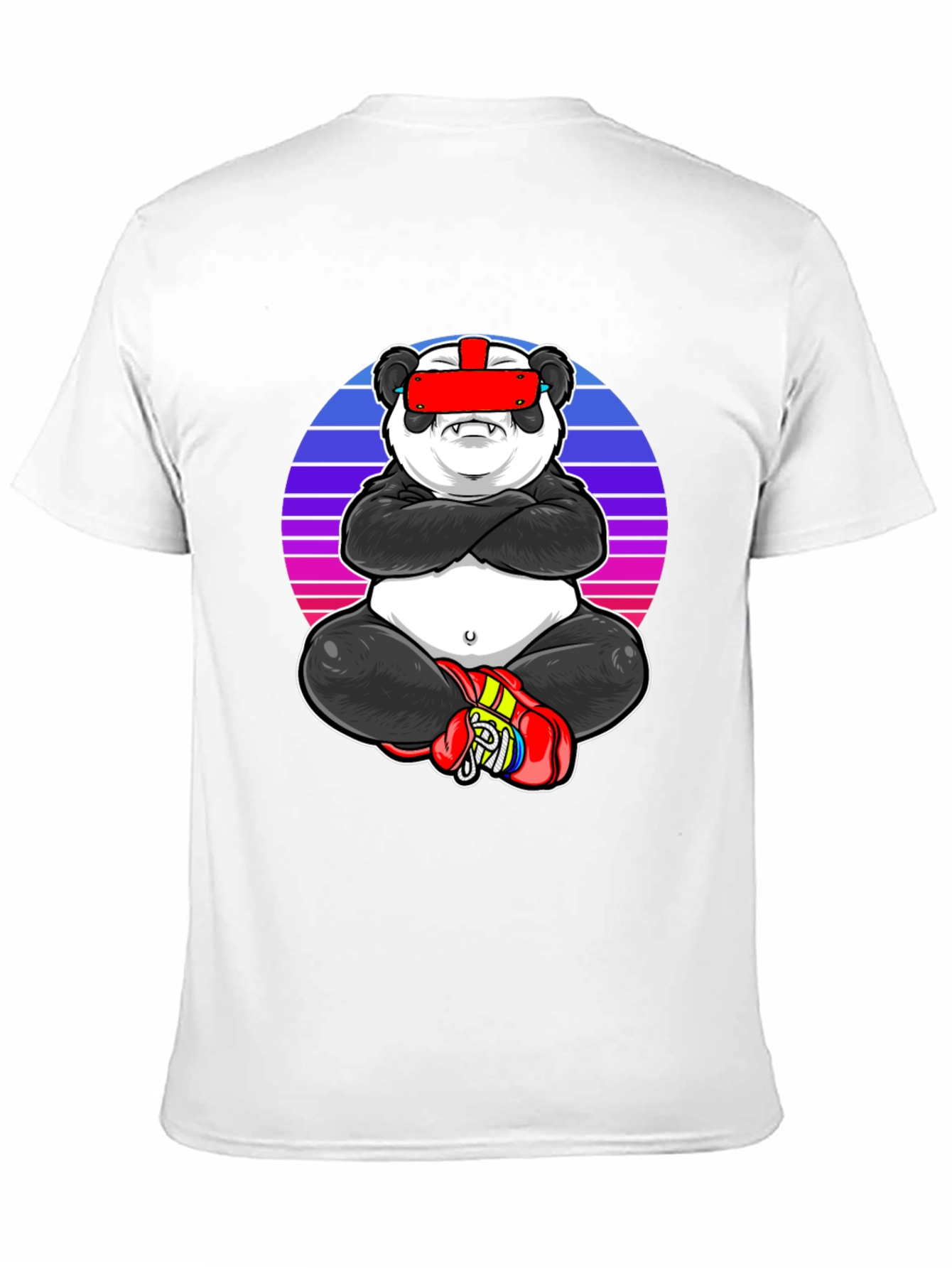 Camiseta Negra con Panda VR