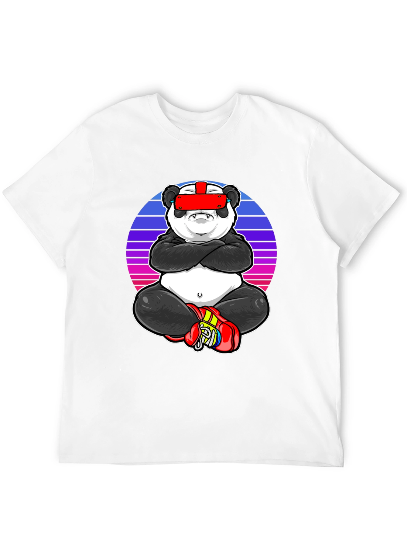 Camiseta Negra con Panda VR
