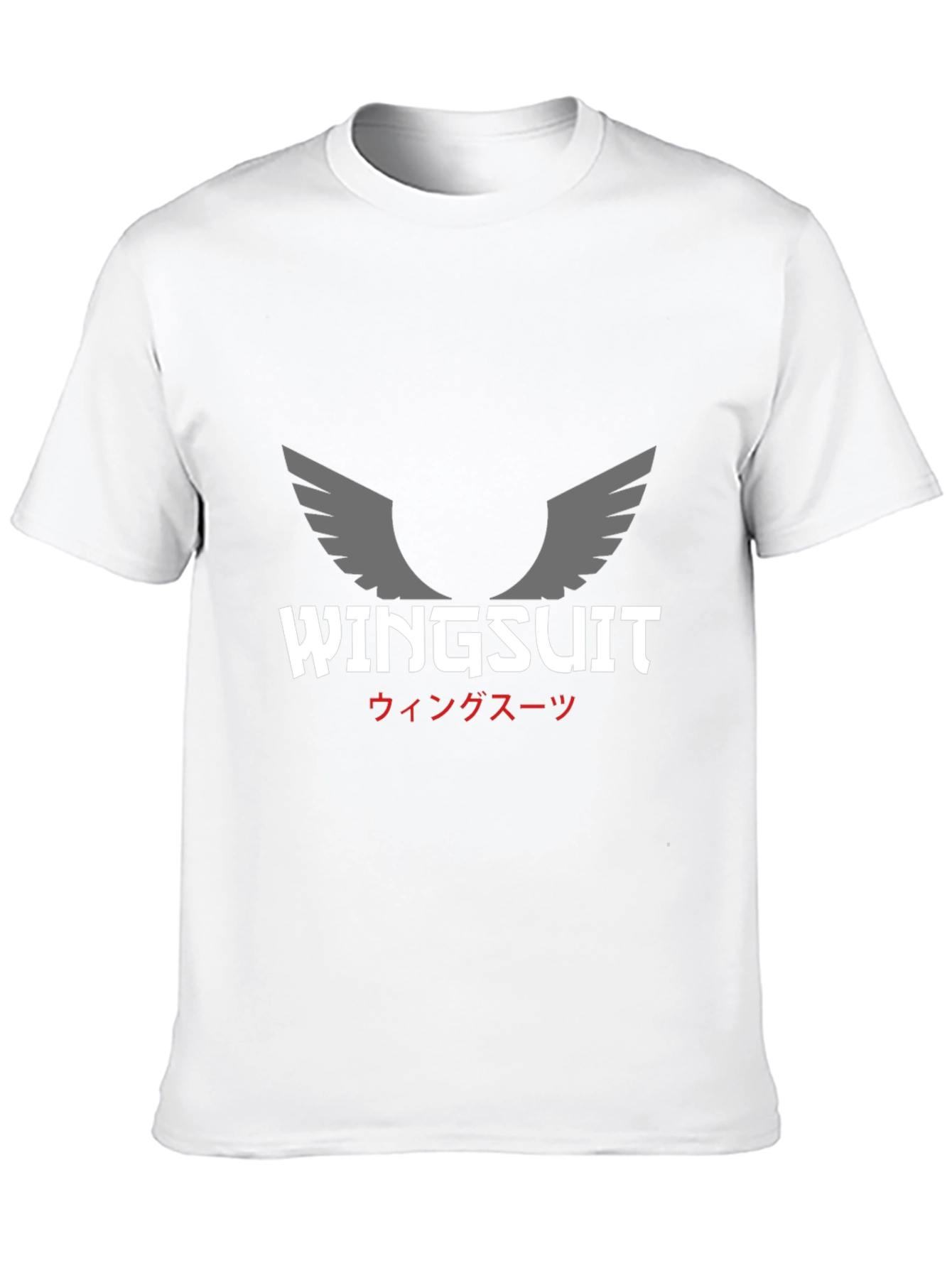 Camiseta Negra Wingsuit Hombre Diseño Exclusivo
