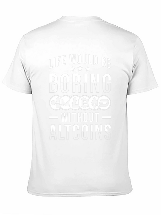 Camiseta Negra Altcoins Crypto