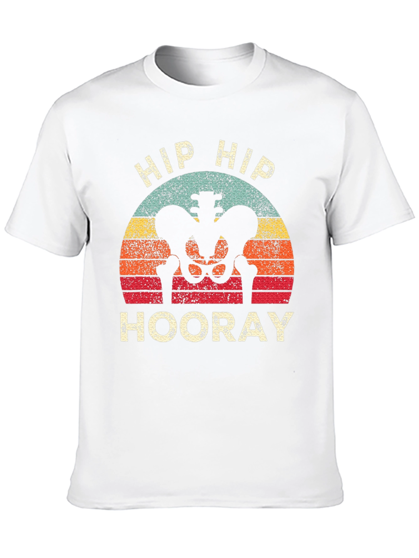Camiseta Divertida: ¡Hip Hip Hooray Esqueleto!