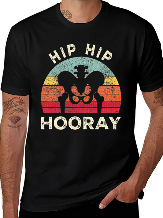 Camiseta Divertida: ¡Hip Hip Hooray Esqueleto!