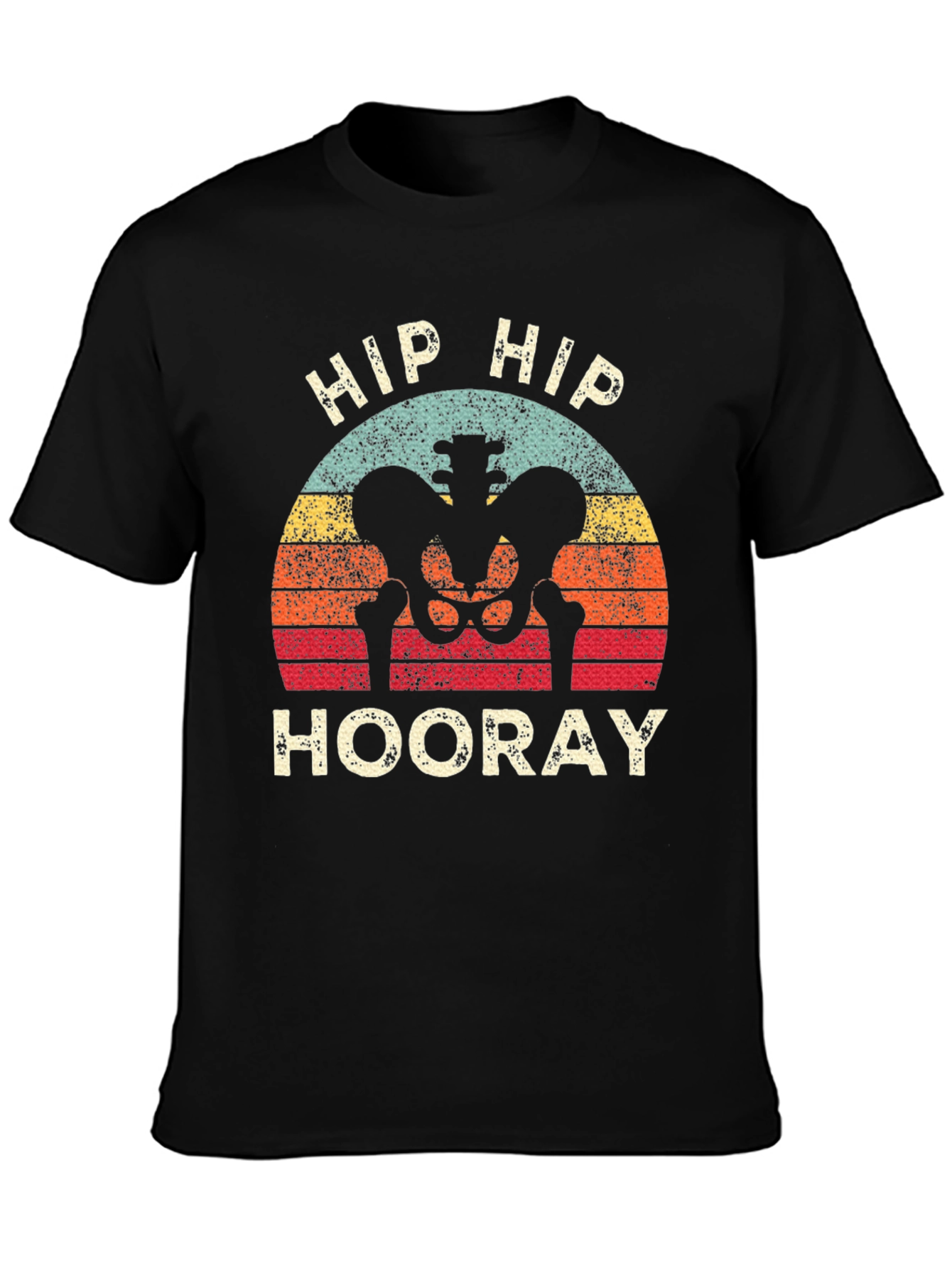 Camiseta Divertida: ¡Hip Hip Hooray Esqueleto!